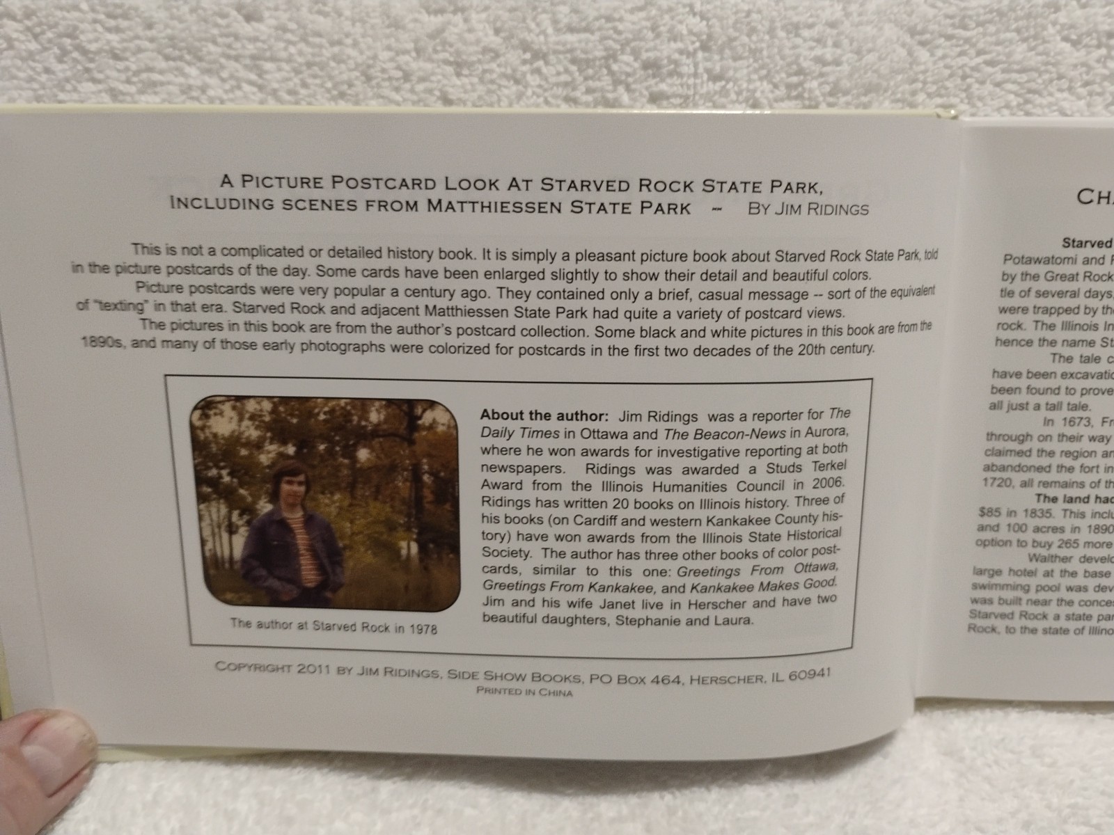 Greetings from Starved Rock Jim Ridings A Look At Vintage Picture Postcards HC