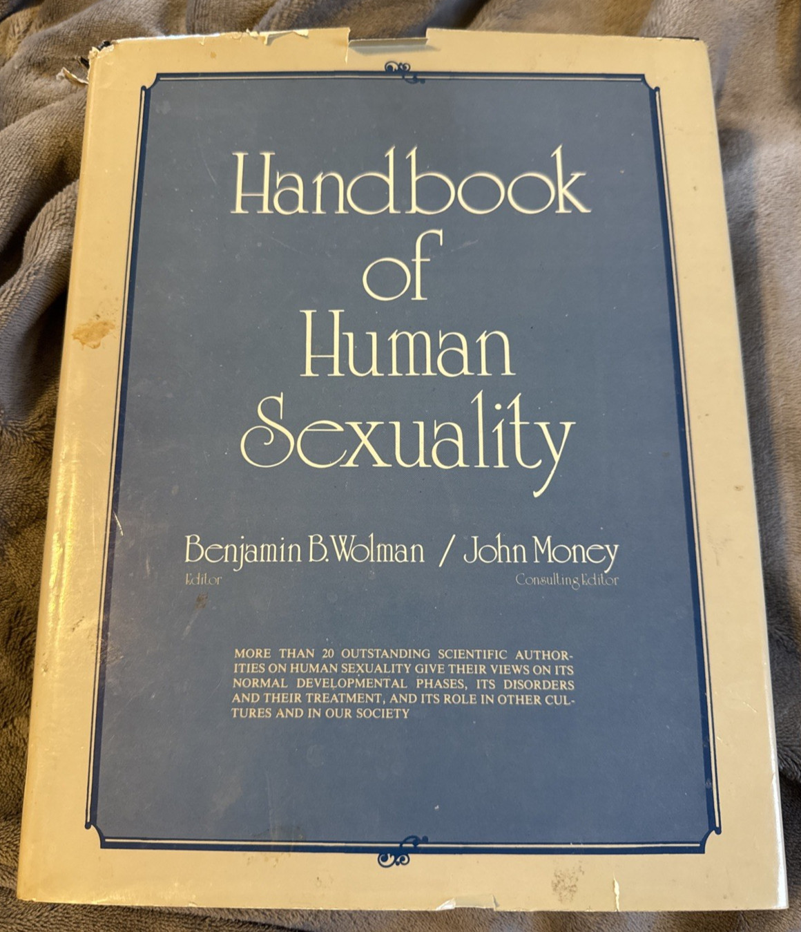 HANDBOOK OF HUMAN SEXUALITY HARDCOVER 1980 365 PAGES JOHN MONEY BENJAMIN WOLMAN