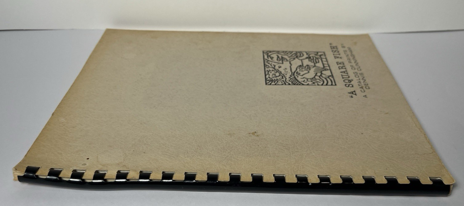 RARE Dennis Cunningham A SQUARE FISH Catalog of Prints 1981-1983 Oregon Artist