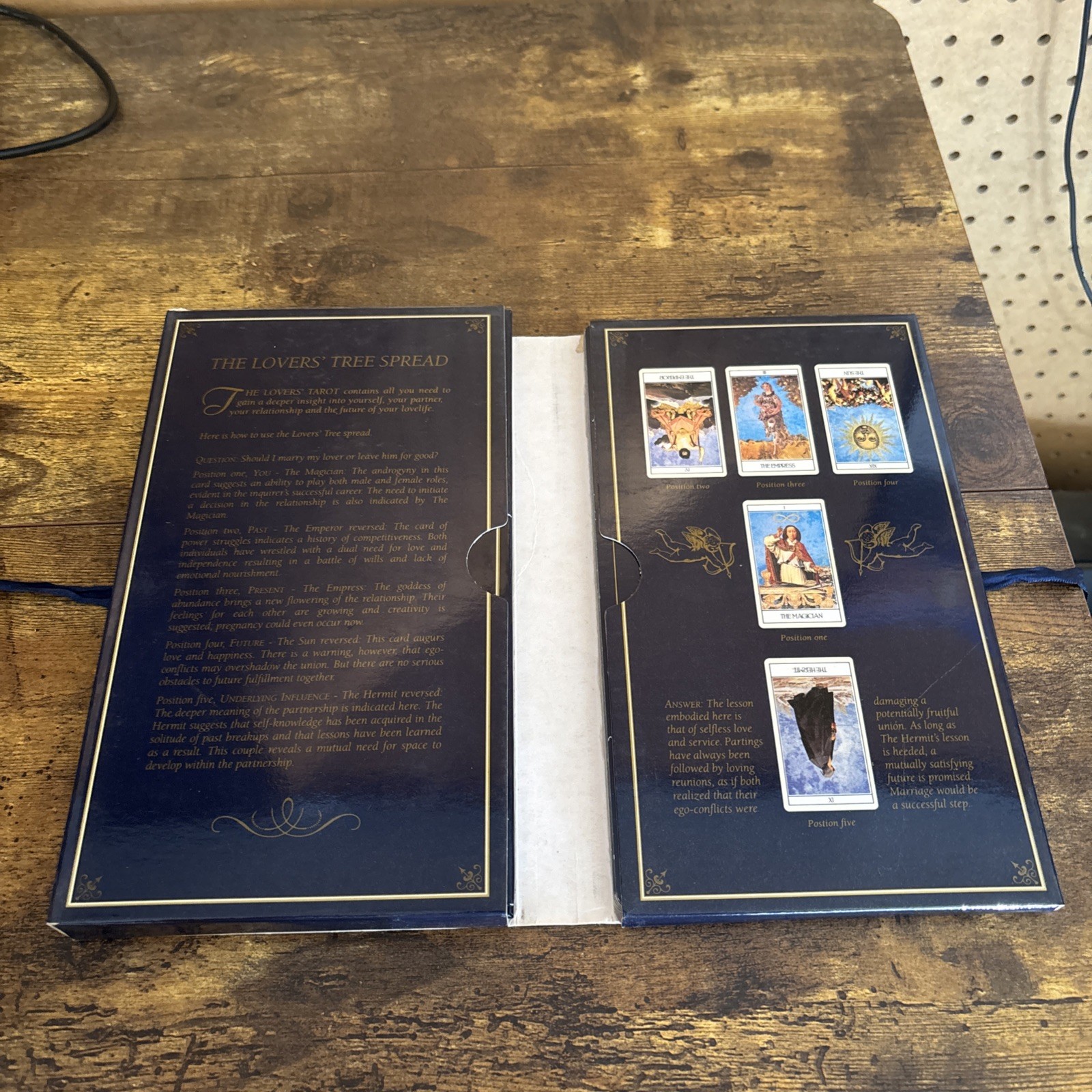 Lover’s Tarot : For Affairs of the Heart by Jane Lyle (1992, Hardcover)