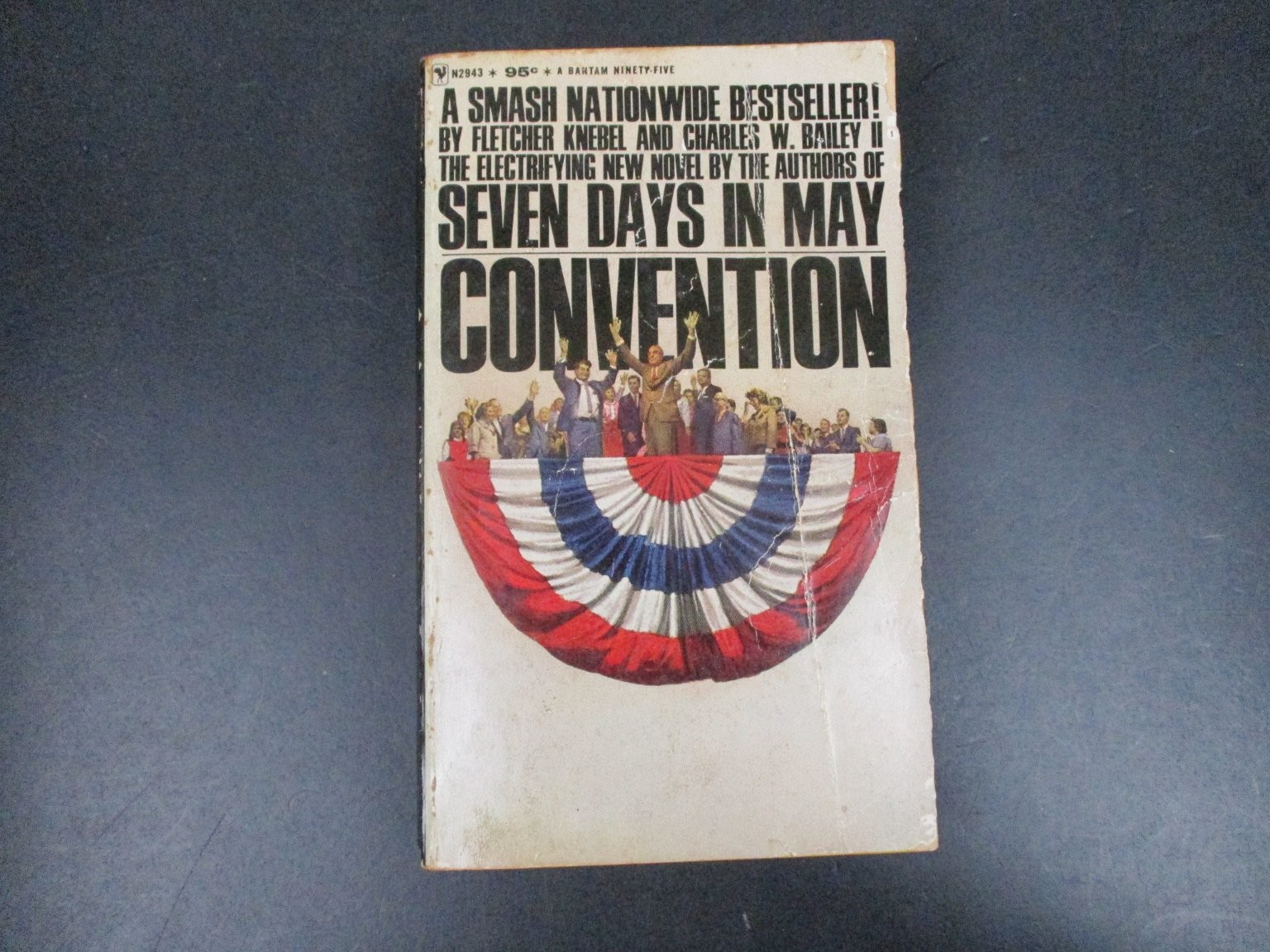Convention by Knebel Bailey 1965 Bantam Edition Political Thriller Paperback PB