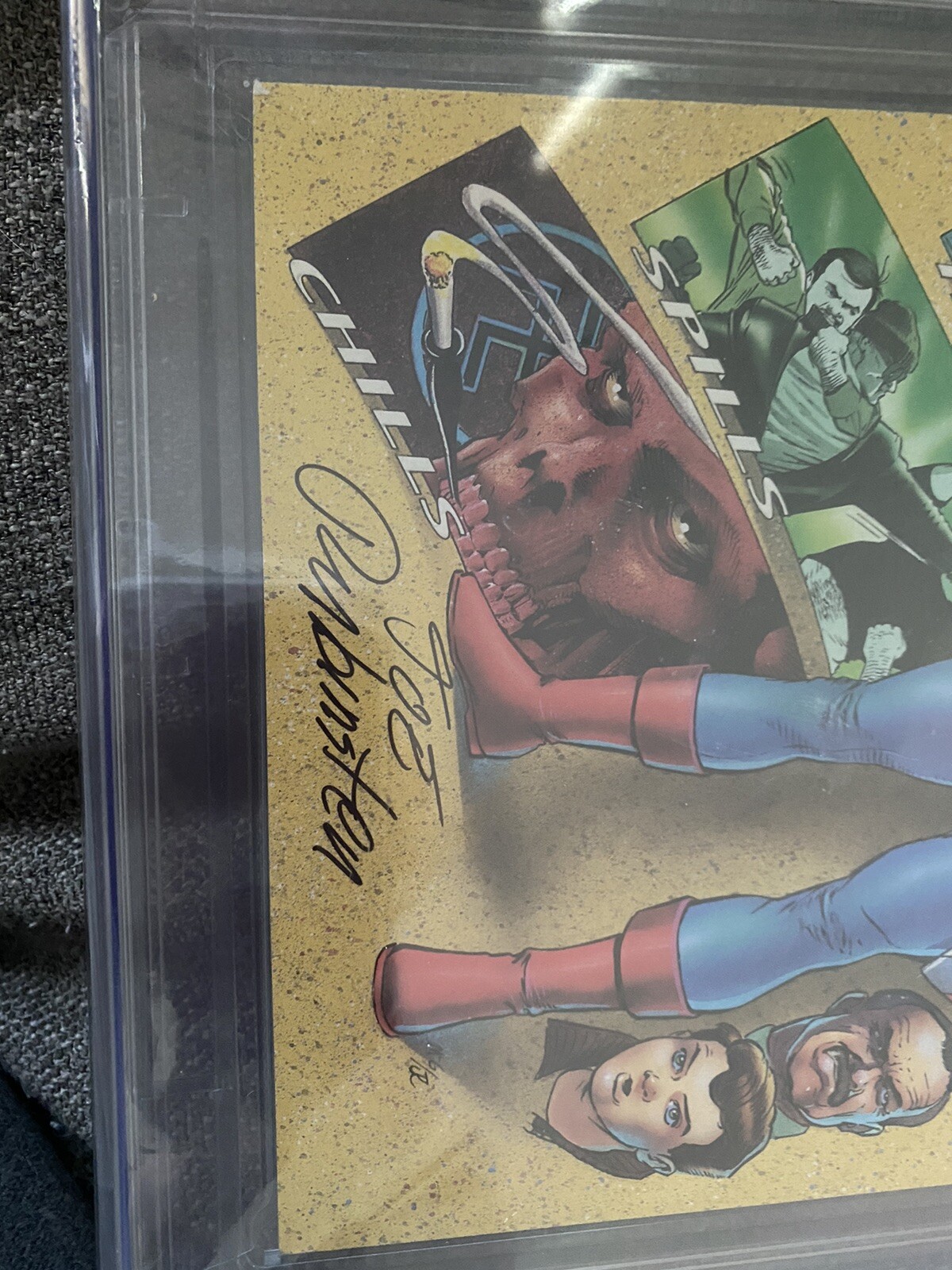 9.2 MARVEL THE ADVENTURES OF CAPTAIN AMERICA SENTINEL OF LIBERTY VOLUME 1 Signed