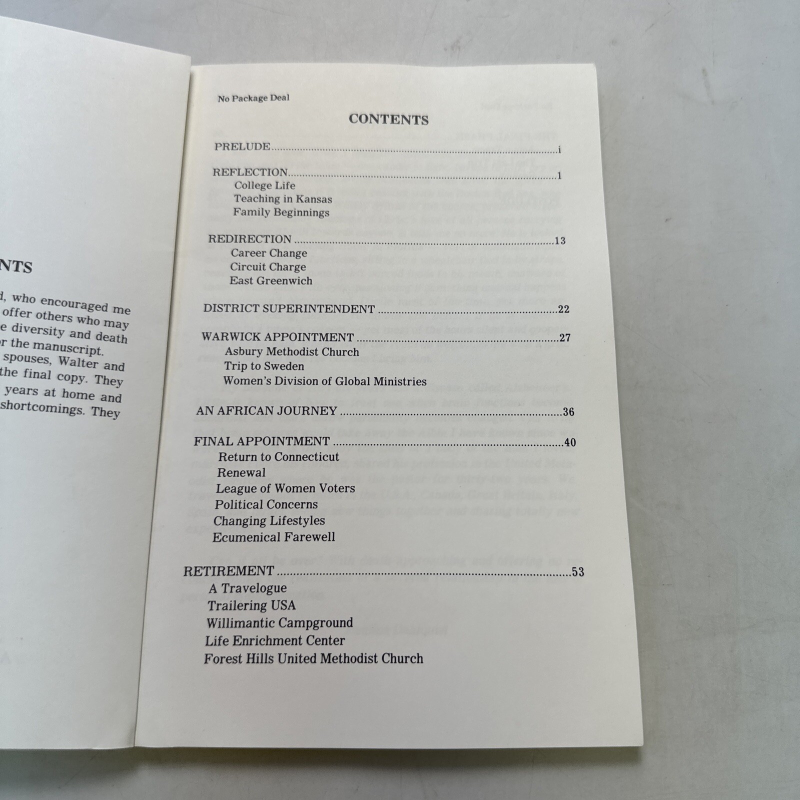 Pauline Dahlquist – No Package Deal