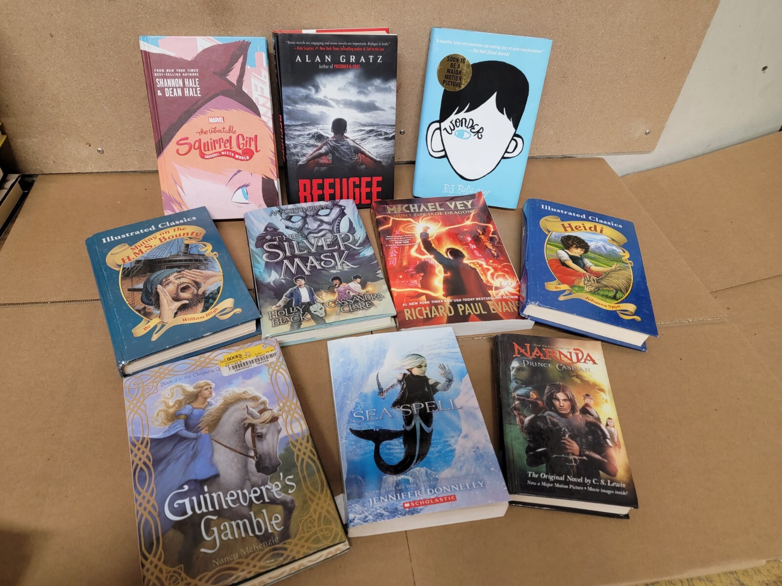 Lot of 10 Young Adults YA PRE-Teen Youth RANDOM STORY CHAPTER UNSORTED BOOKS MIX