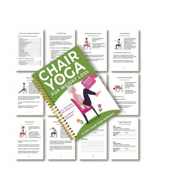 30 DAY CHAIR YOGA CHALLENGE – WEIGHT LOSS & FITNESS GUIDE FOR SENIORS & BEGINNER