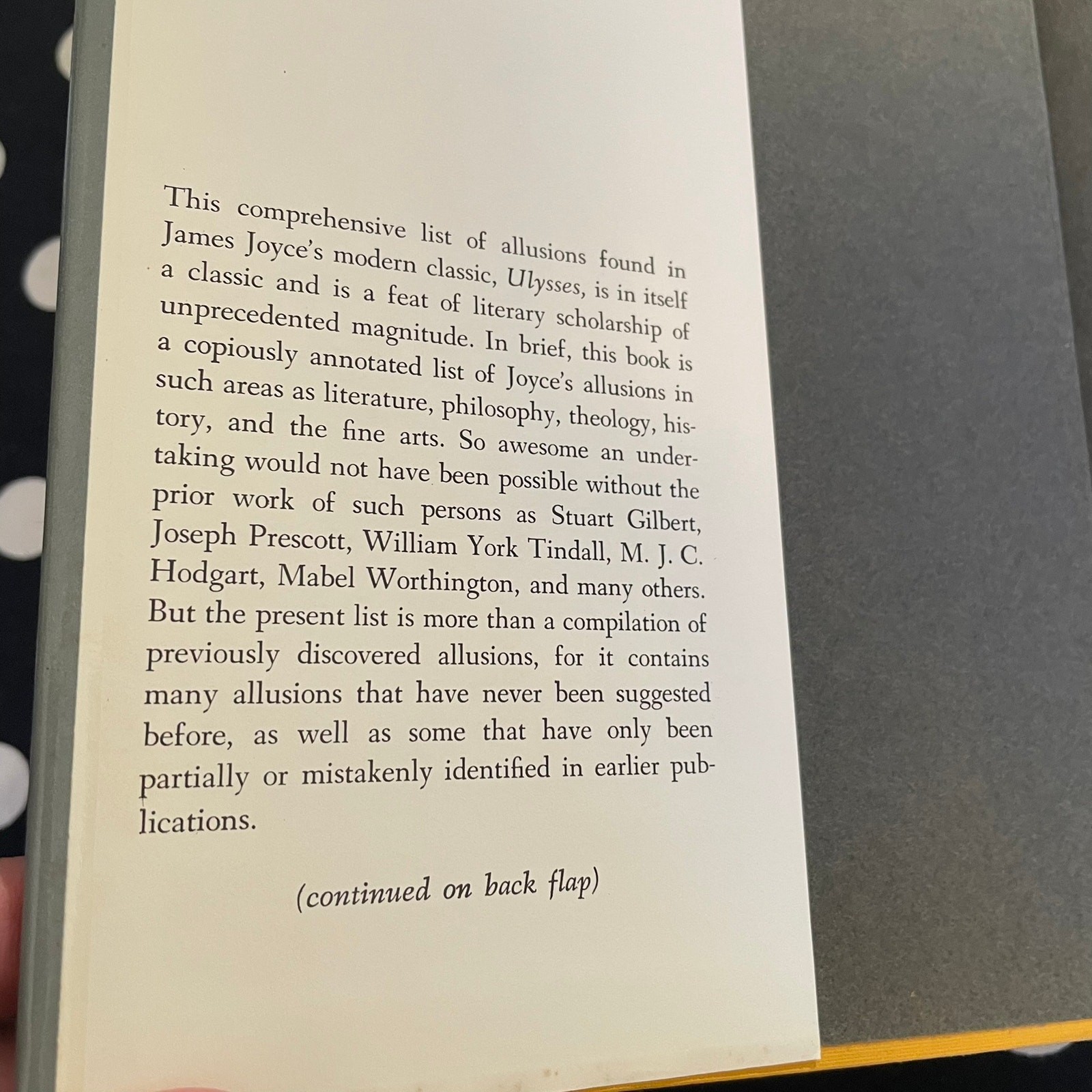 Allusions in Ulysses: An Annotated List by Weldon Thornton 1968 Hardcover 1st Ed