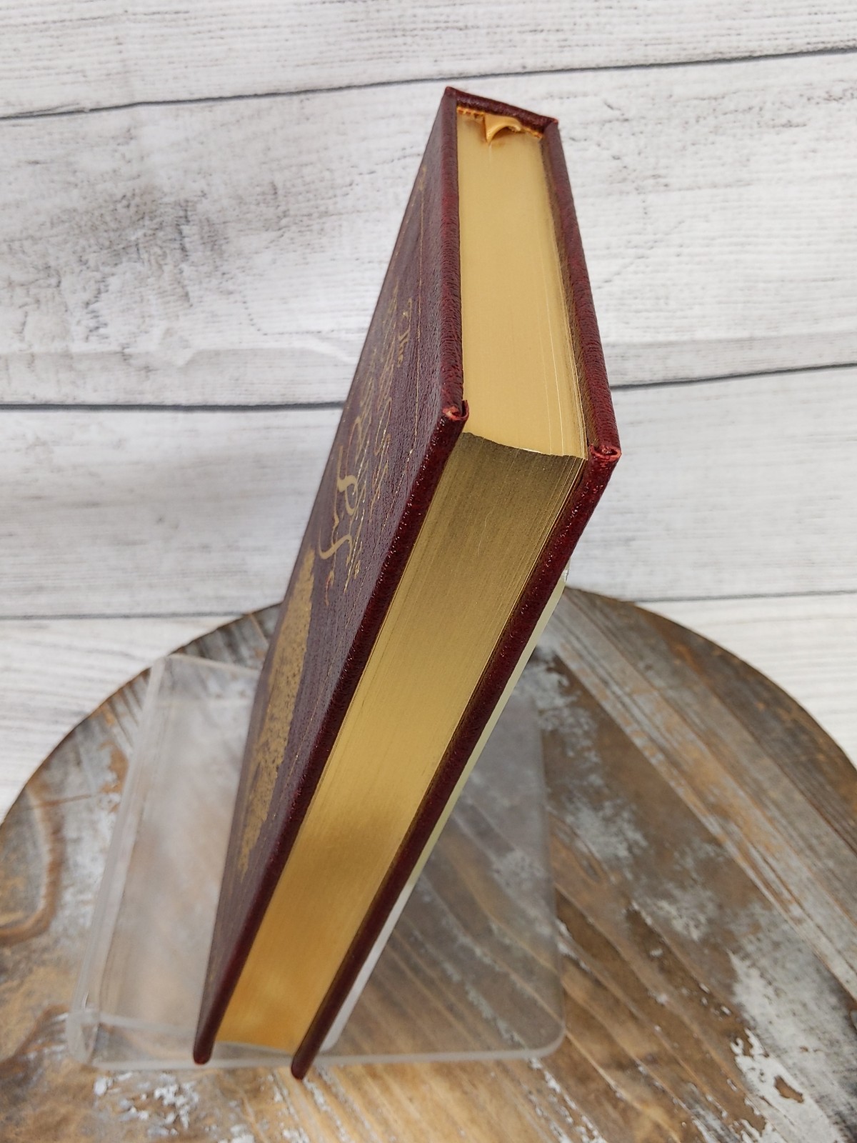 The Purpose Driven Life by Rick Warren Easton Press 2002 Hardcover Leather