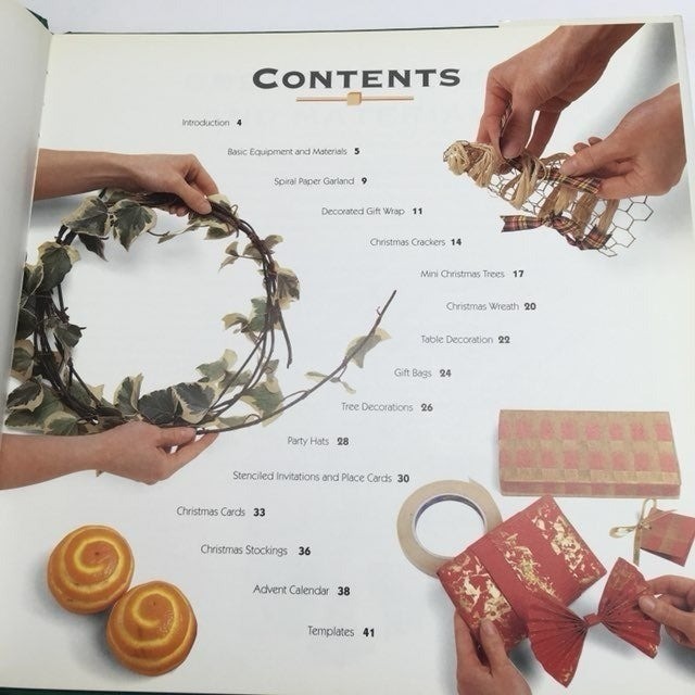 Christmas Crafts Hardcover Alison Jenkins Easy-To-Follow Beginner Craft Projects