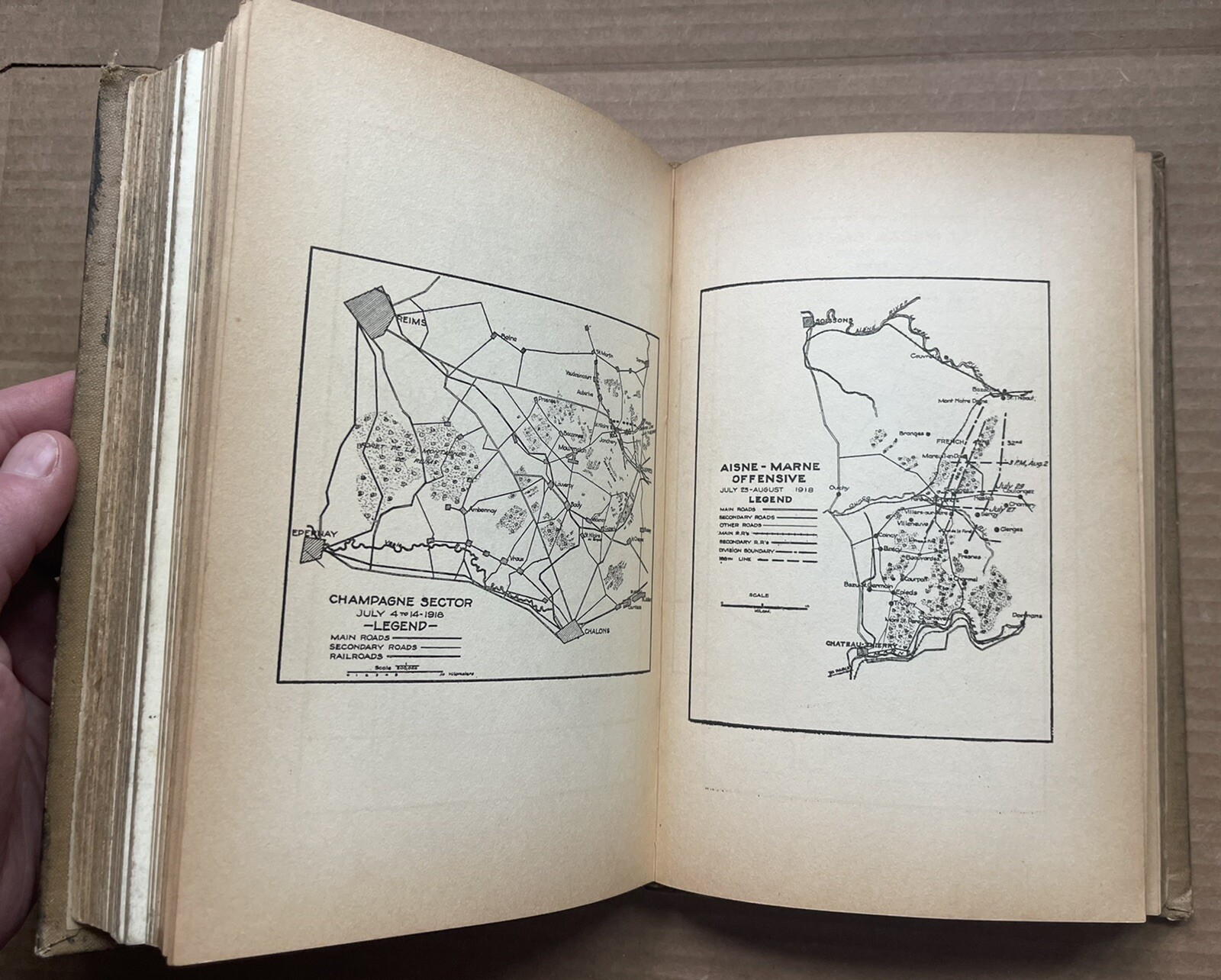 OHIO IN THE RAINBOW US ARMY 166th INFANTRY REGT 42nd DIVISION WWI HISTORY BOOK