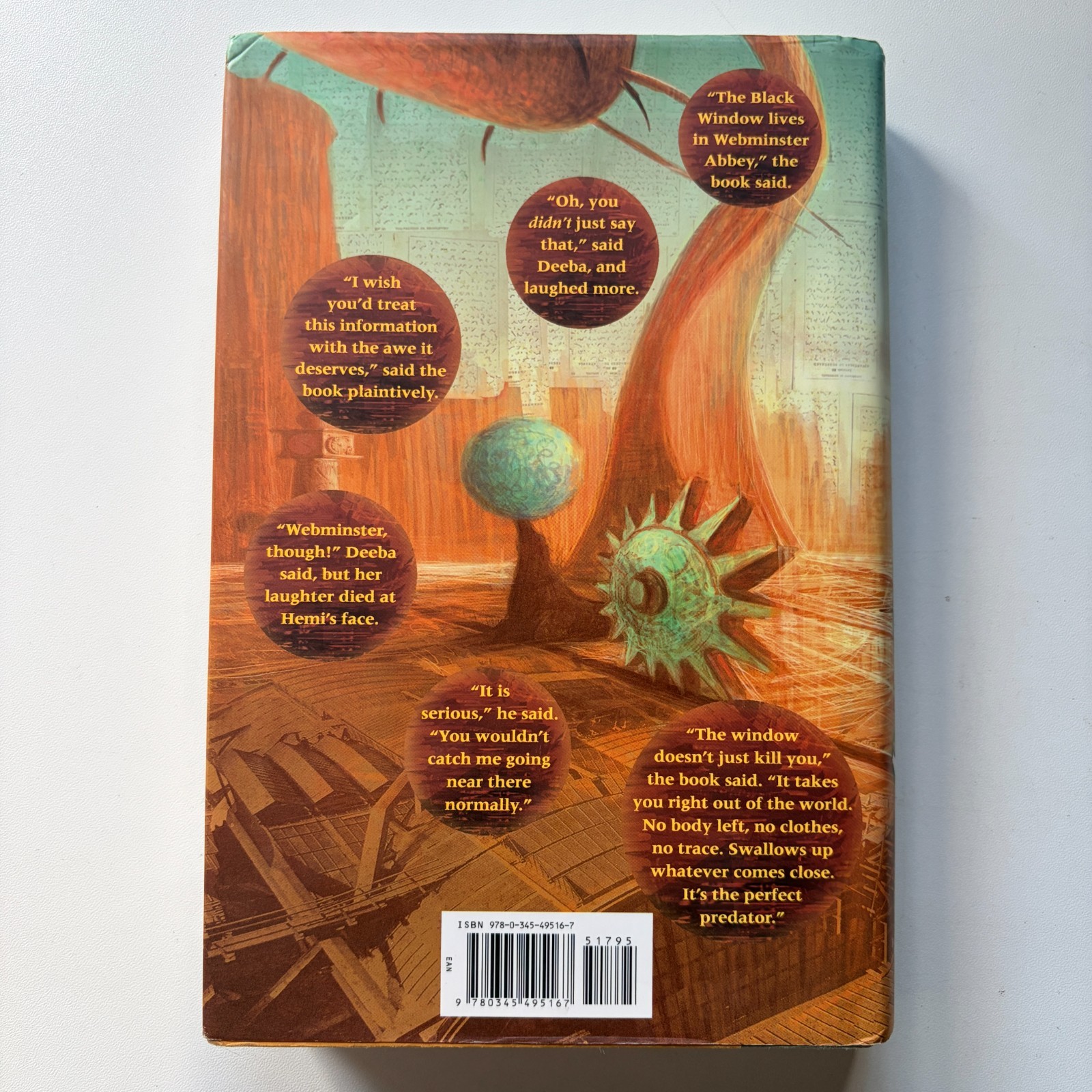 Un Lun Dun China Miéville Hardcover 2007 Del Rey Fantasy Novel Like New