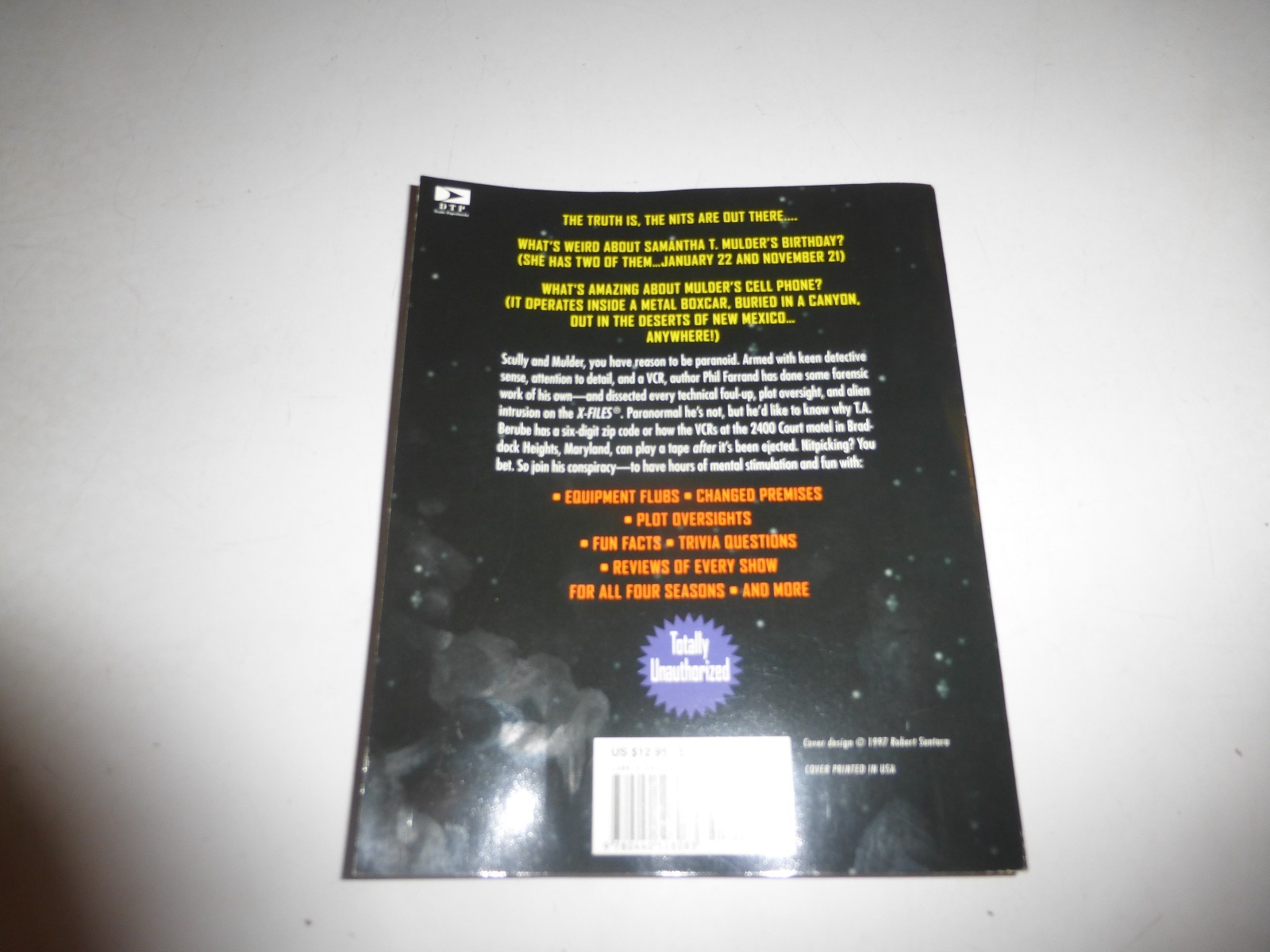 The Nitpicker’s Guide for X-Philes by Phil Farrand (1997, Paperback) B302
