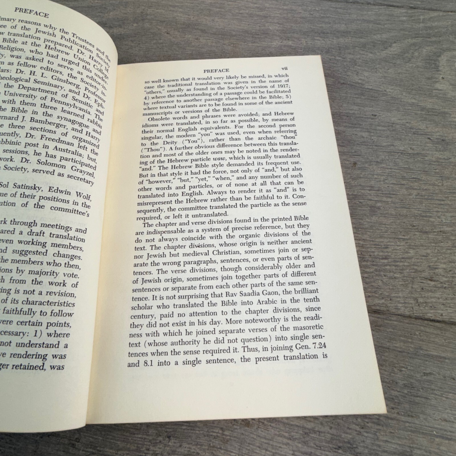 Genesis Tanakh NJPS Translation Jewish Bible Study Hardcover