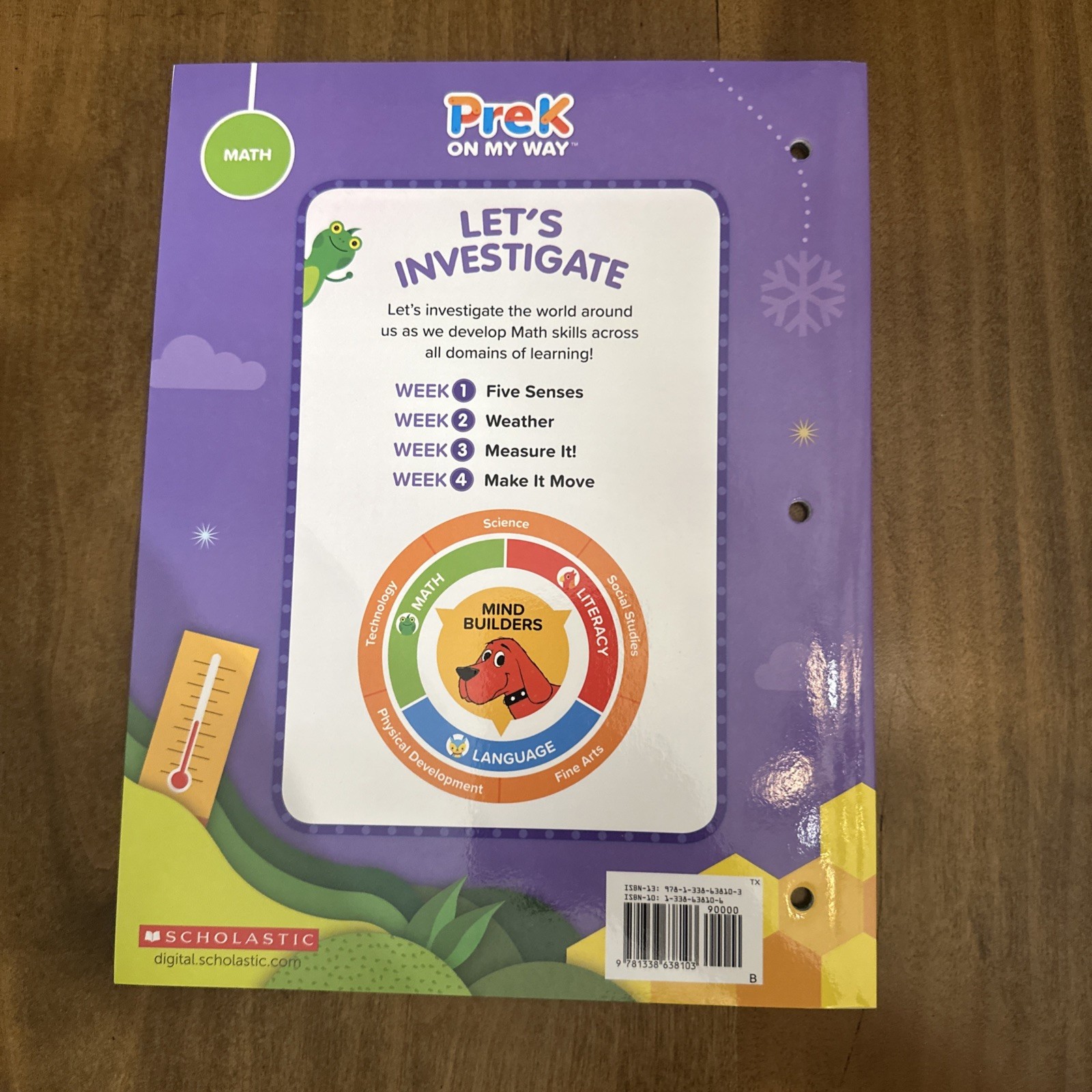 Scholastic Pre K On My Way Espanol Spanish Theme 1,3,8 Teaching Guide Vocabulary