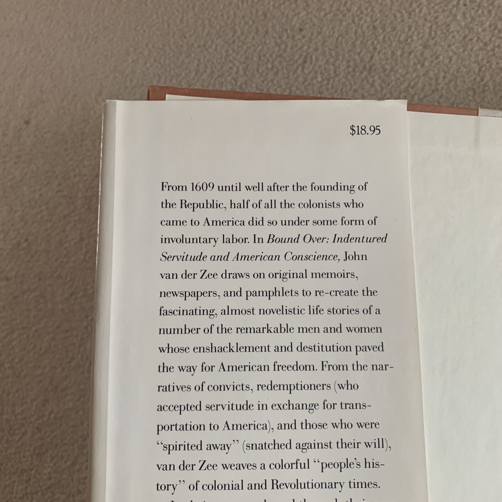 1st/1st! Bound Over by John Van Der Zee 1985 HCDJ Very good