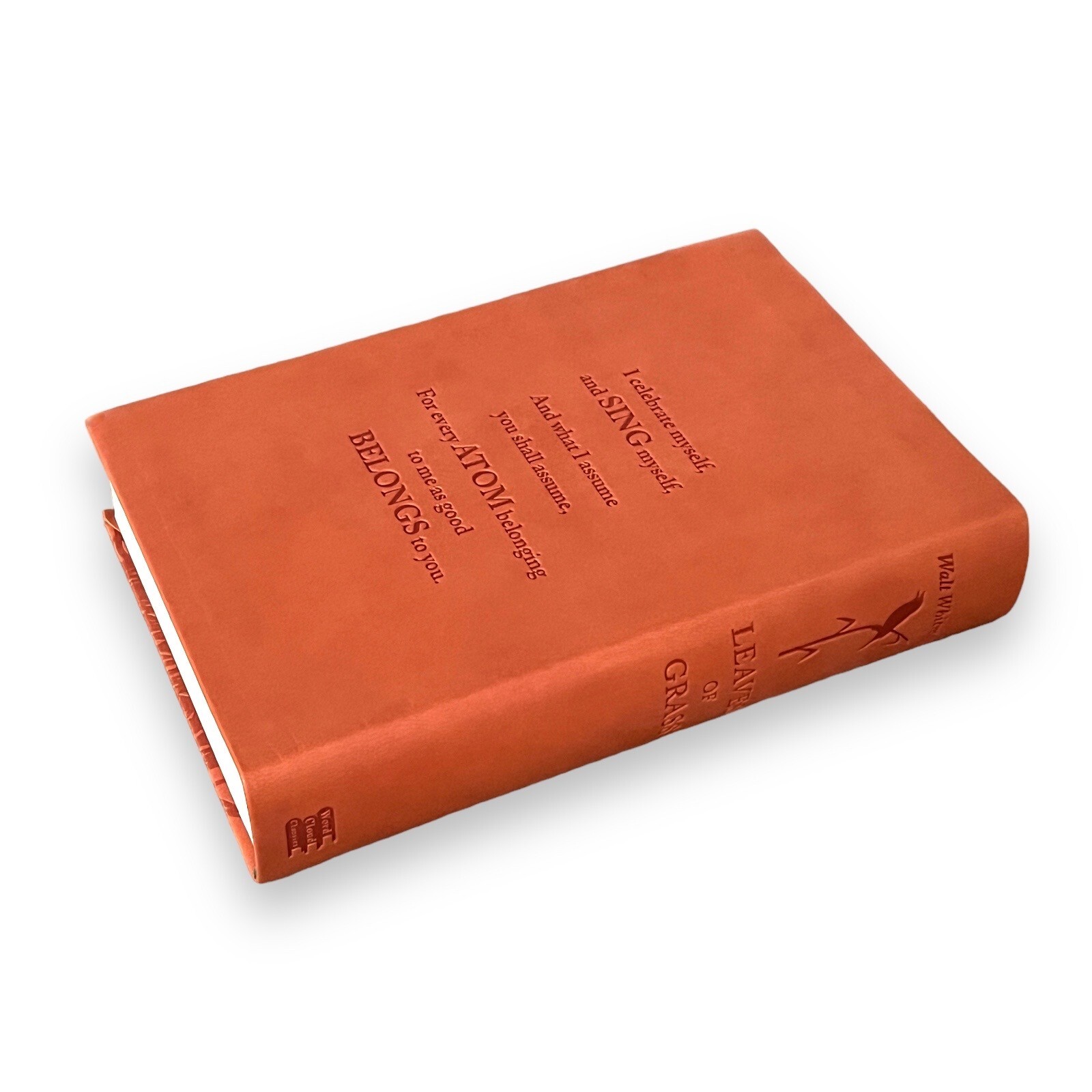 LEAVES OF GRASS by Walt Whitman Deluxe Flexi Bound Faux Leather Classics NEW