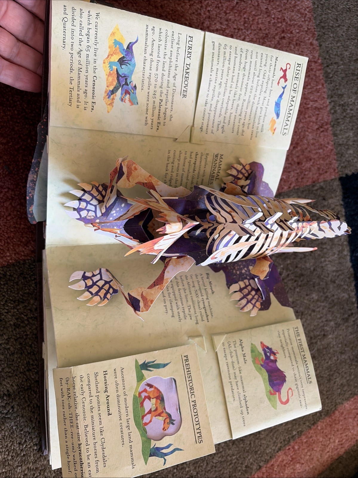 Encyclopedia Prehistorica Mega-Beasts Pop-Up – Hardcover – VG