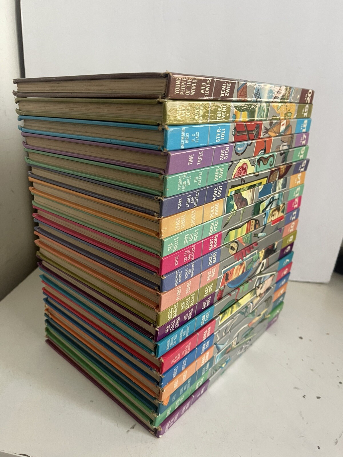 Standard Treasury of Learning Funk and Wagnalls for Youth 20 Vols. Hardcover VTG