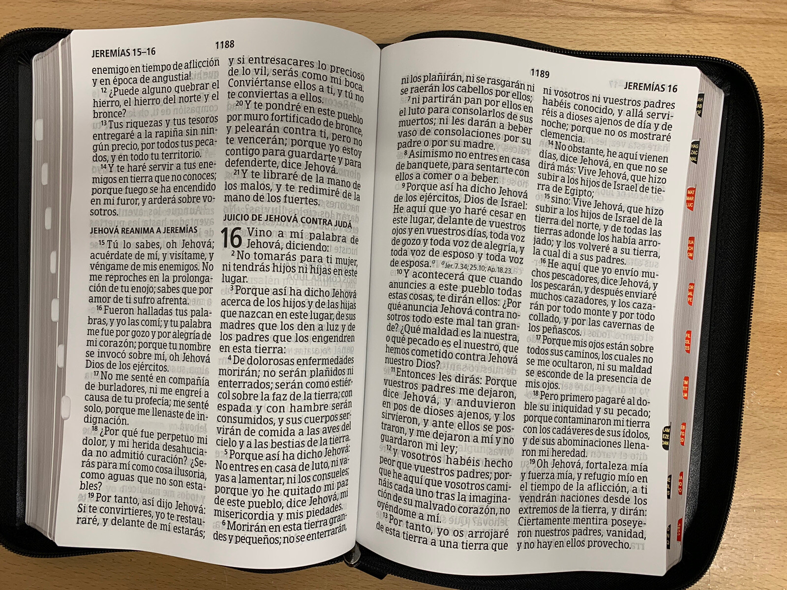 Biblia Letra Super Gigante 19 puntos con cierre Reina valer1960 negro con indice