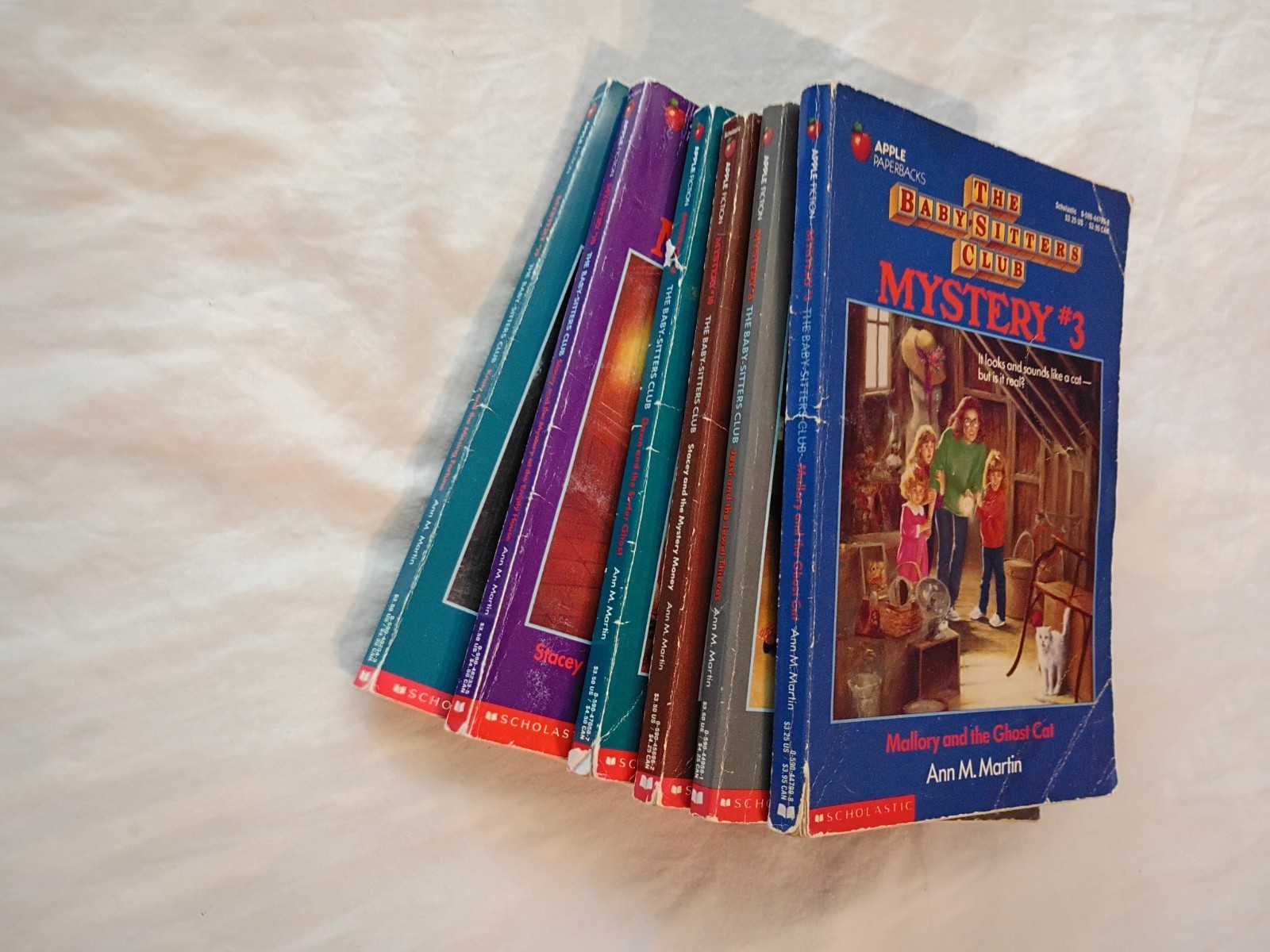 Vintage 1990s The Baby-Sitters Club Mystery Books Lot of 6 Paperbacks