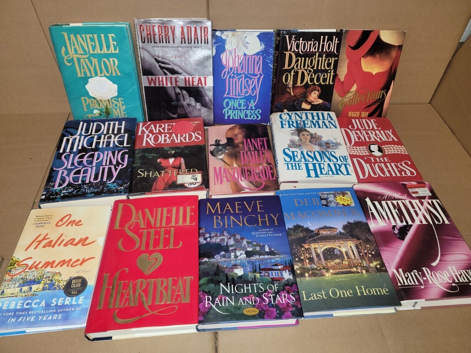 Lot of 10 Pounds Hardcover INSTANT COLLECTION ROMANCE FICTION Book MIX SET HBs