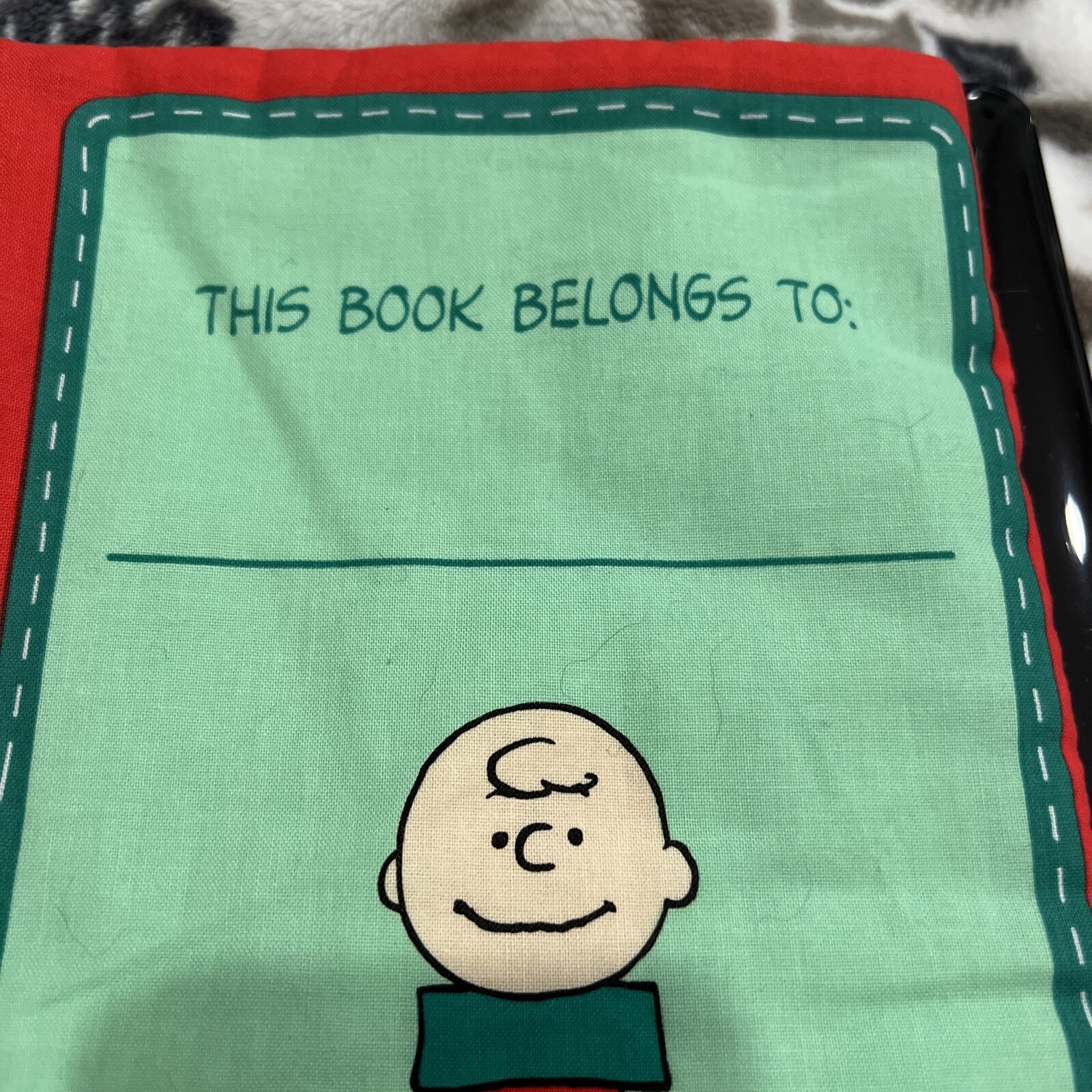 Charlie Brown’s Christmas Stocking Child’s Cloth Book 10.5”x 7” x 1”