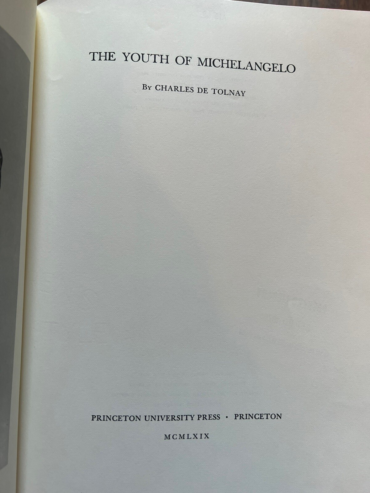 Michelangelo 3 Volume set (Youth, The Medici Chapel, The Tomb of Julius II)