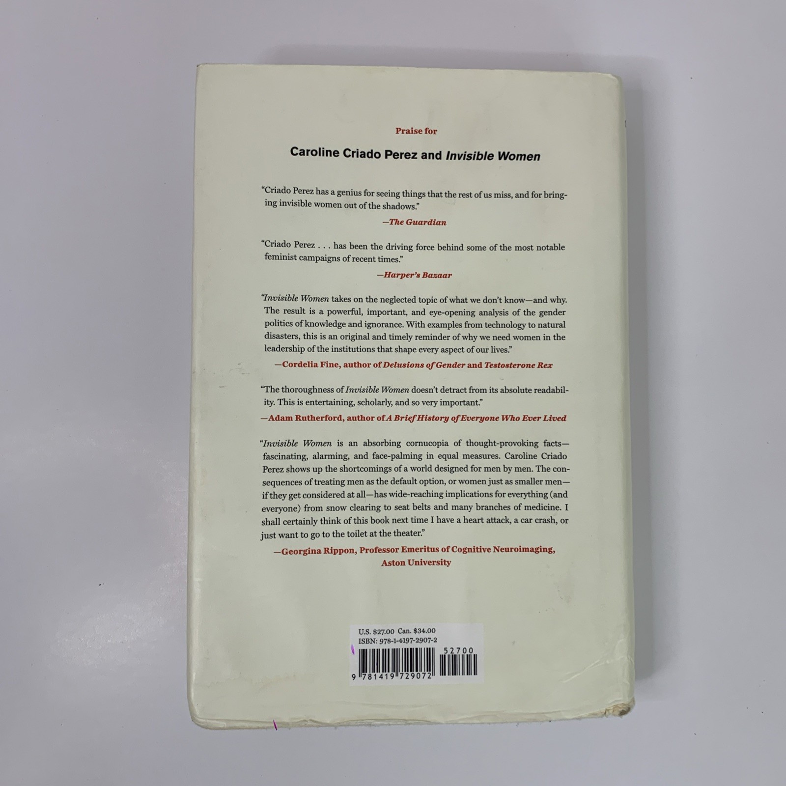 Invisible Women Data Bias World Designed for Men Caroline Criado Perez Hardcover