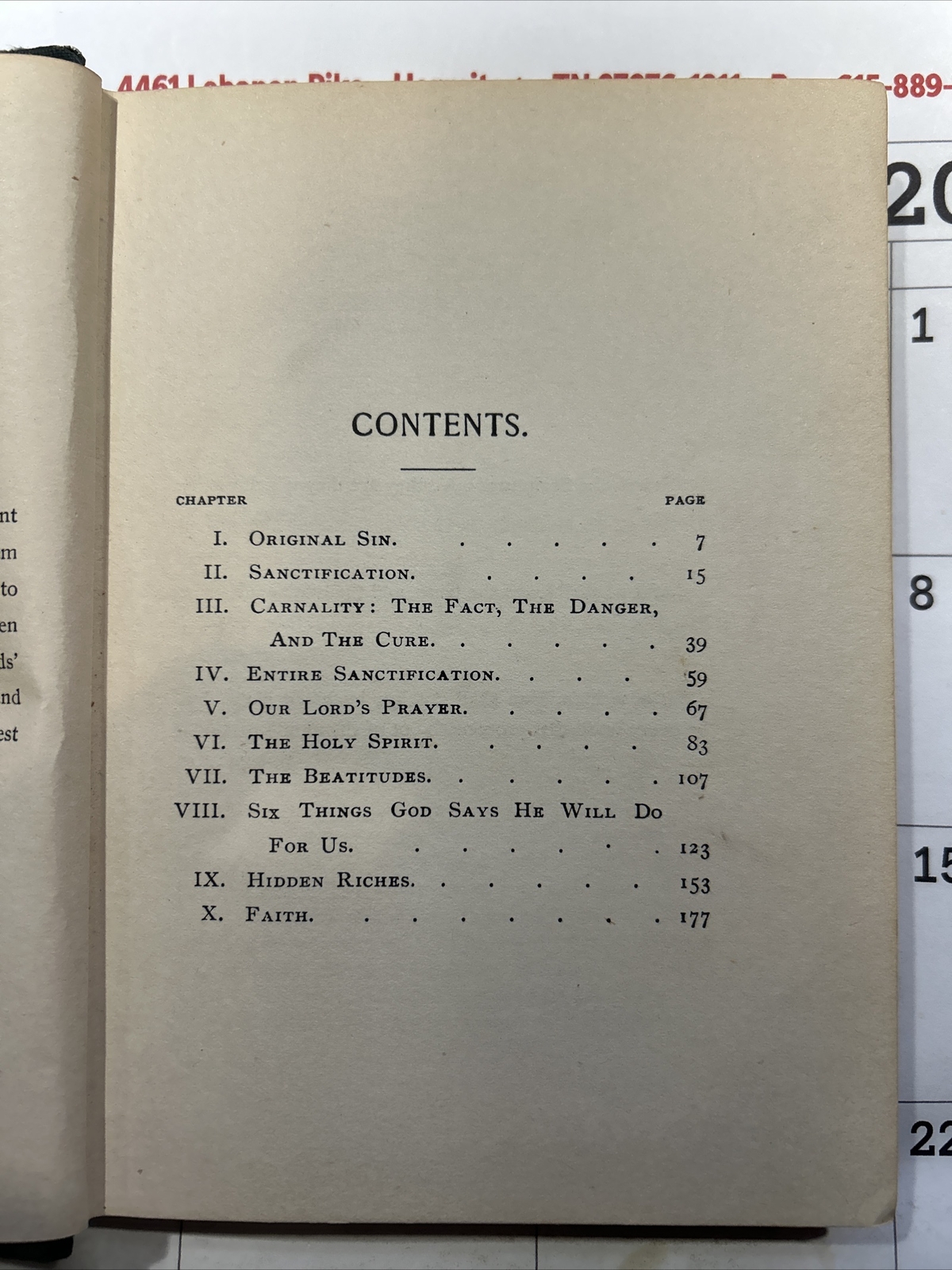Bible Readings on the Second Blessing – C. W. Ruth – 1905 – 190 pages – Vintage