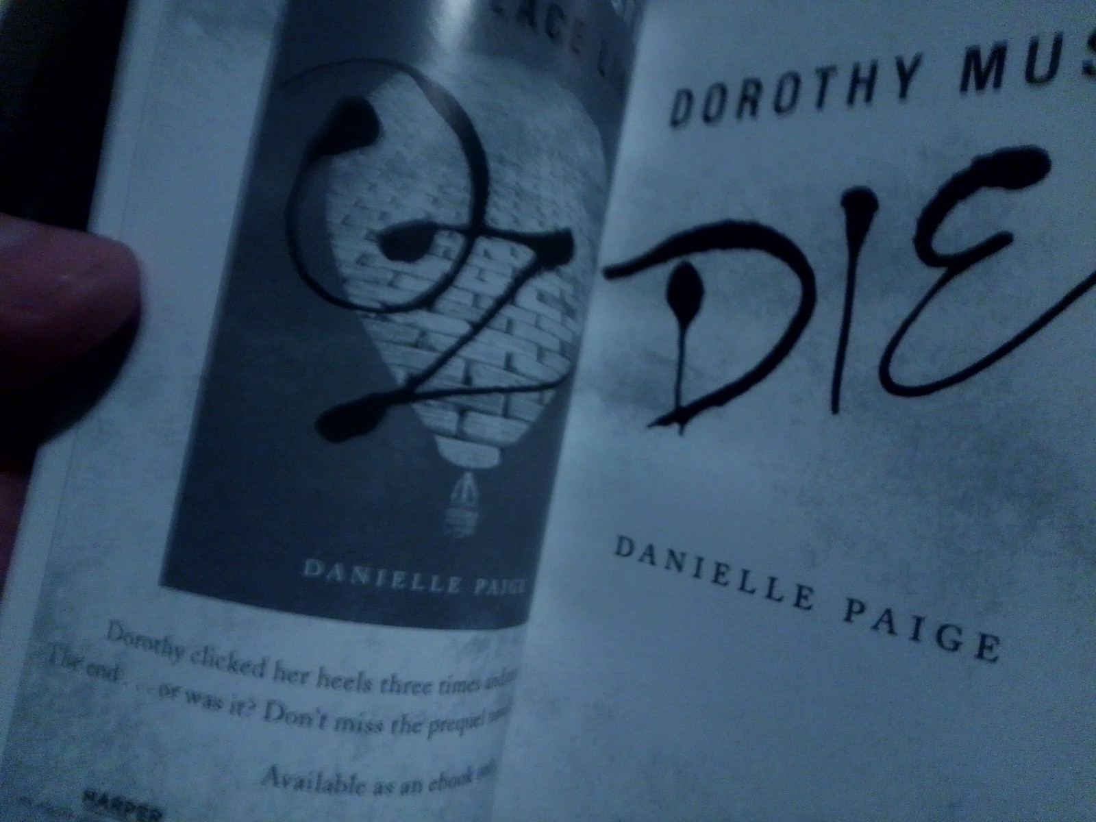 Dorothy Must Die PREPUBLICATION | Danielle Paige | ’14 Promo | NEW Wizard of Oz