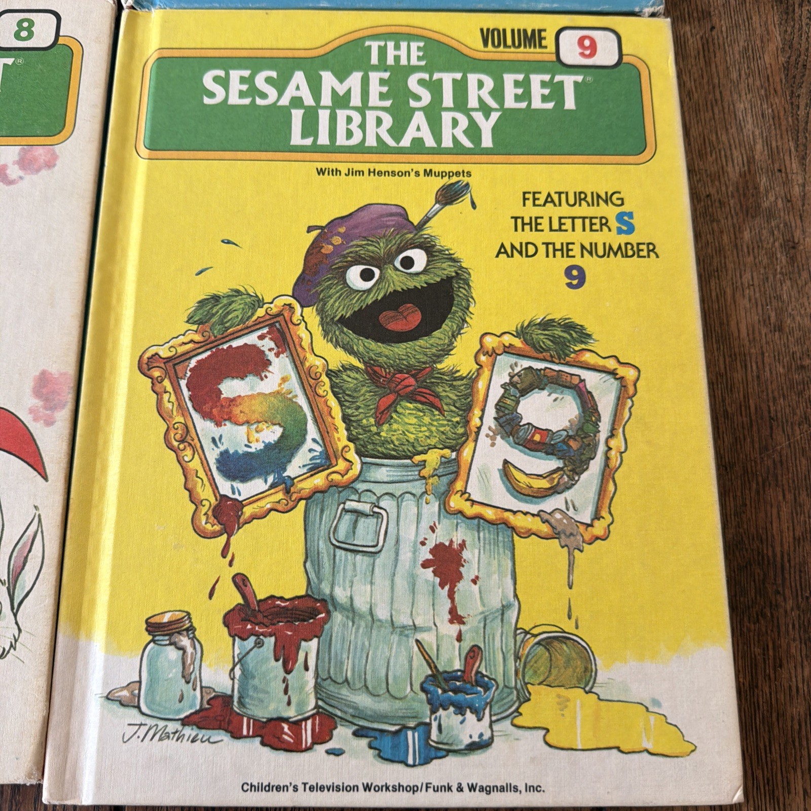 Vintage The Sesame Street Library Books Volumes 8,9,11- 3 Books Lot