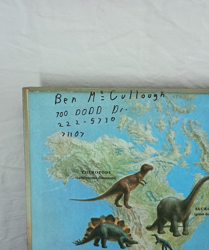 Dinosaurs and Other Prehistoric Reptiles – Giant Golden Book 1977 Print VTG
