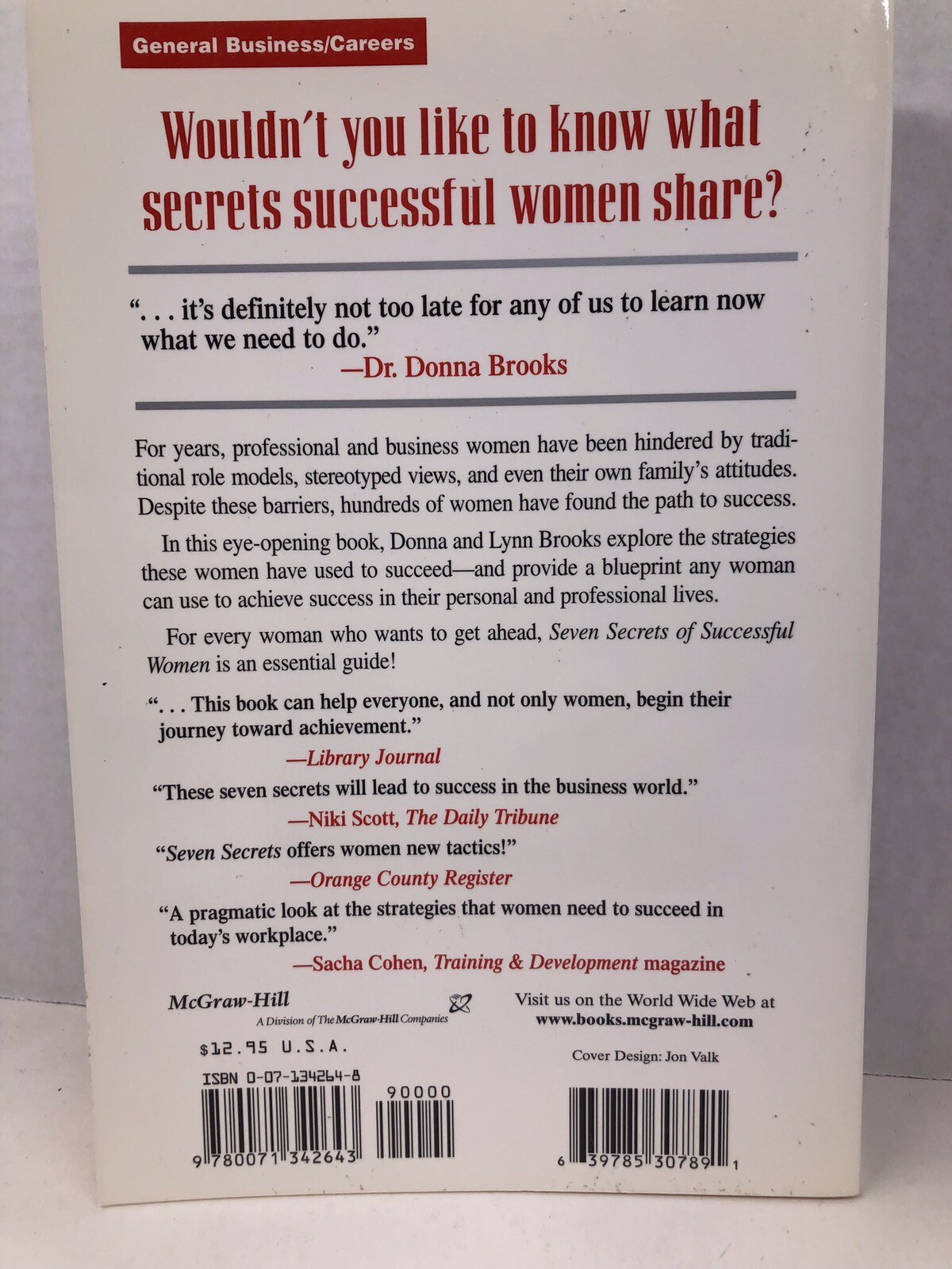 Seven Secrets of Successful Women by Donna Brooks and Lynn Brooks