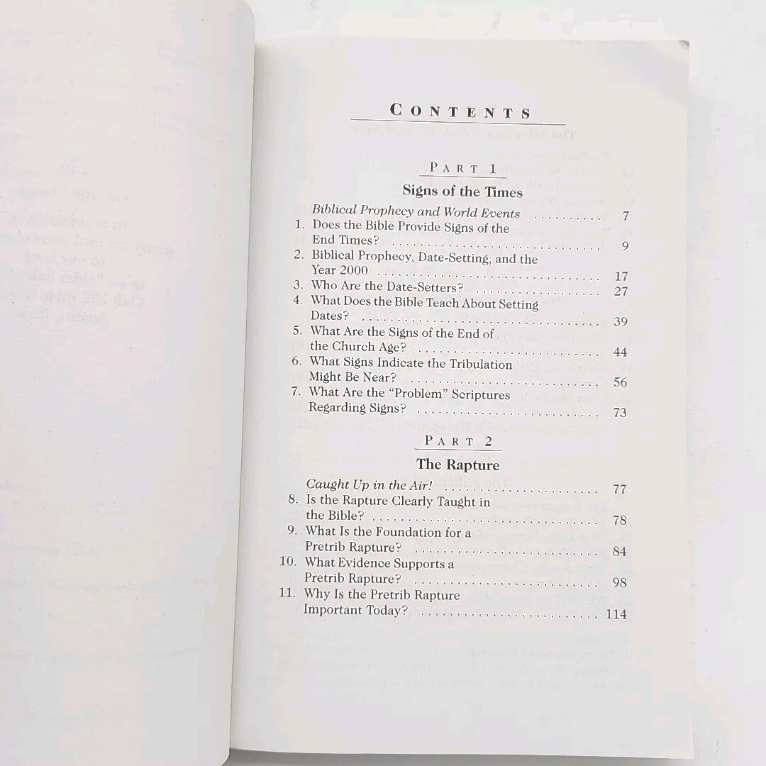 Prophecy Watch by Thomas Ice & Timothy Demy FIRST EDITION Paperback Book 1998