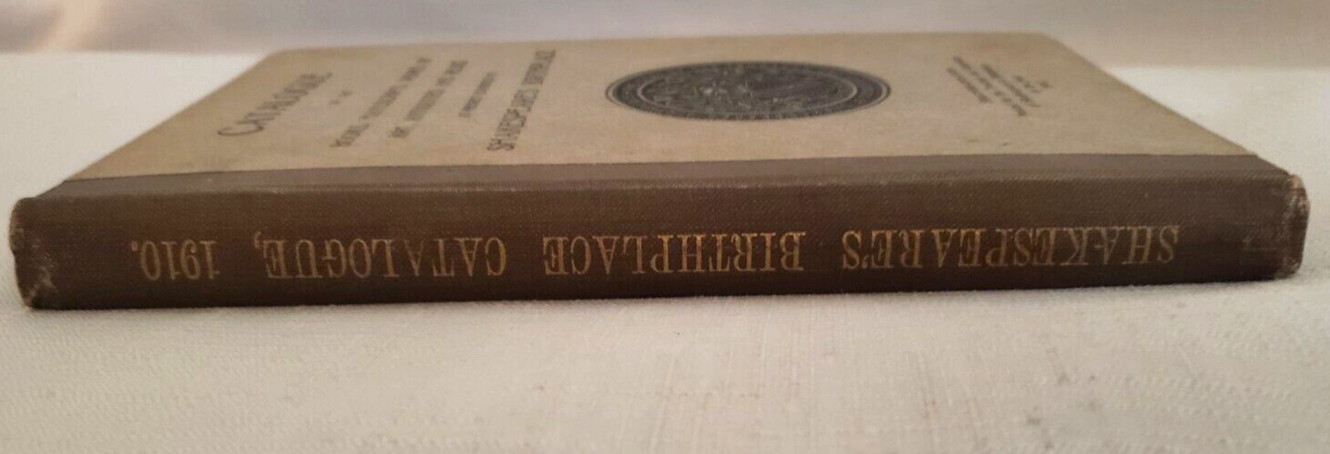 1910 CATALOGUE OF SHAKESPEARE BIRTHPLACE,Art,History, BIRTHPLACE Pamphlet/Ticket