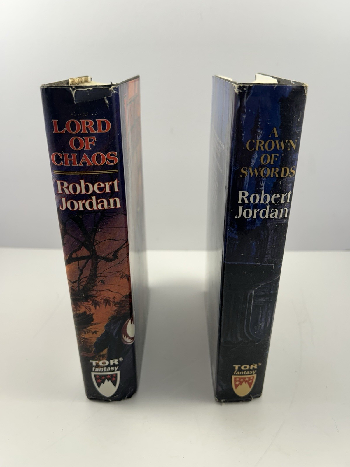 Lot of 7 HC Wheel of Time Books by Robert Jordan Volumes 4-10