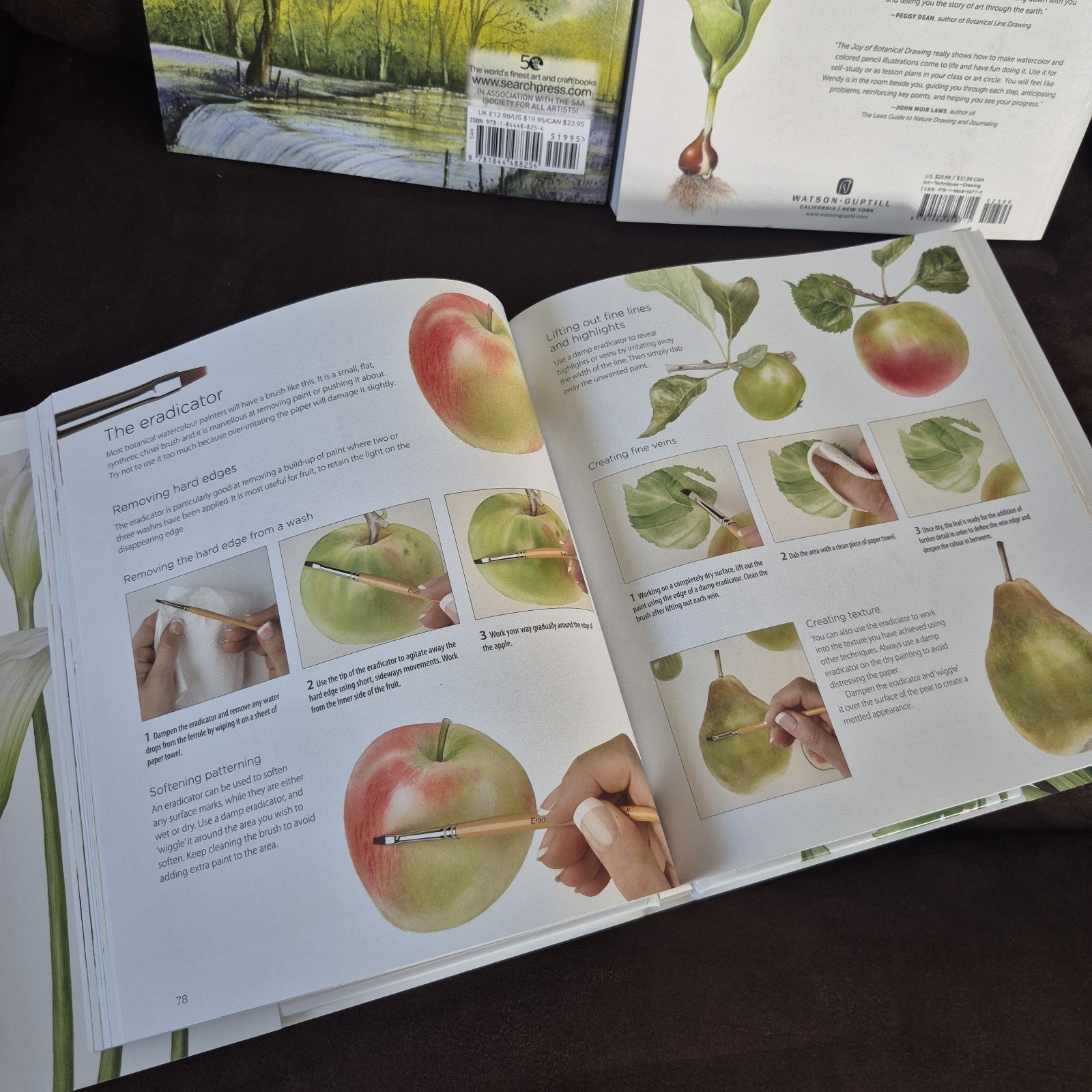 Lot of 3 Watercolor Painting & Drawing Books 📚
