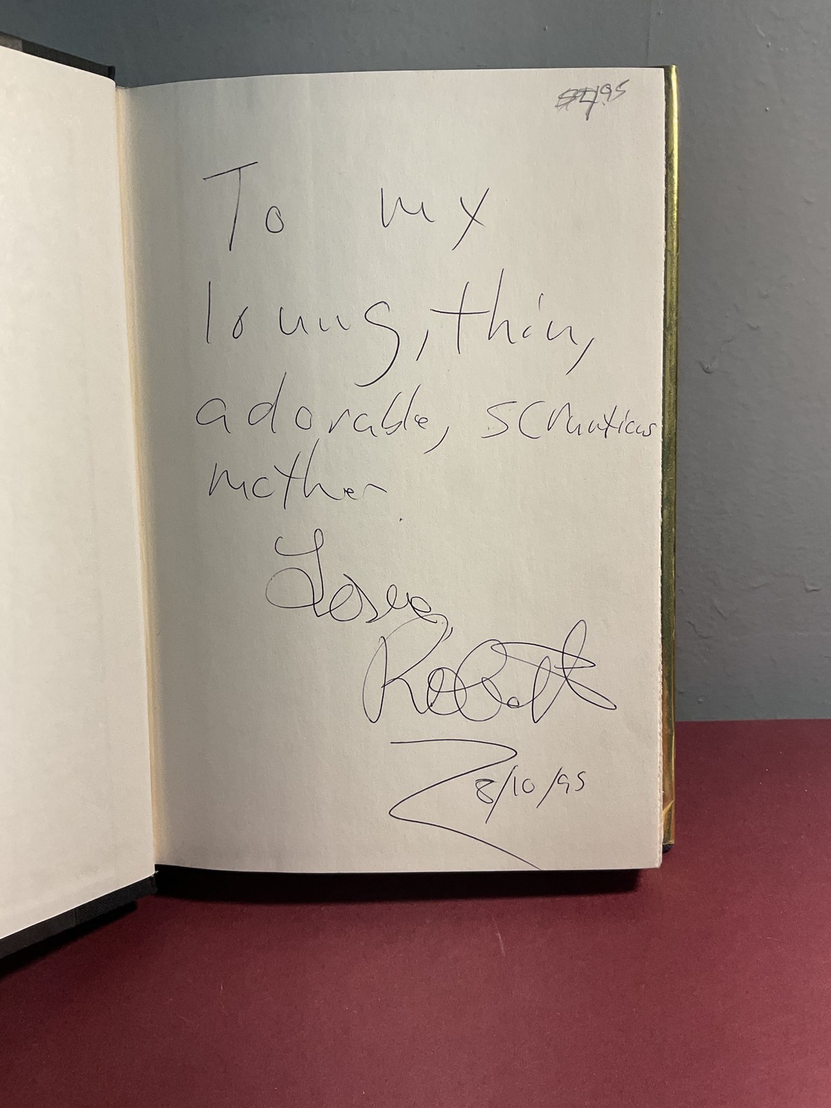 Interview With The Vampire Anne Rice 1995 Twelfth Printing Hardcover Inscribed