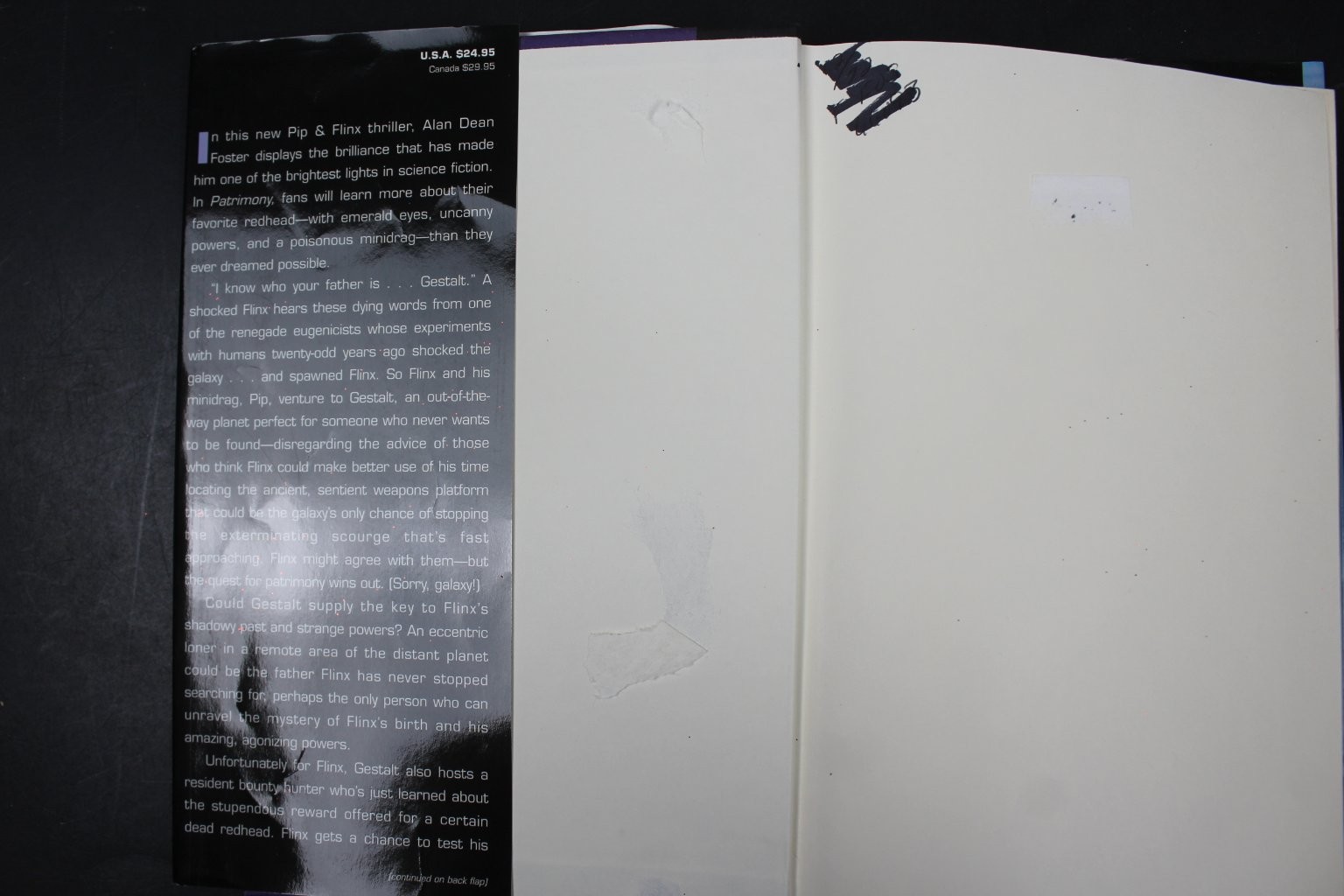 Patrimony Alan Dean Foster 2007 First Edition Pip & Flinx Sci-Fi Del Rey HCDJ