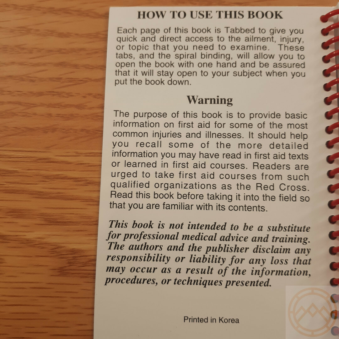 Pocket Guide To Emergency First Aid Book For Any Emergency Fully Illustrated