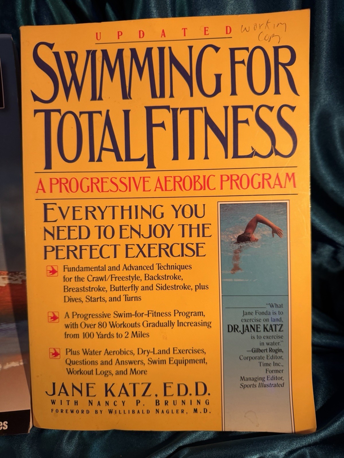 LOT of 4 BOOKS ABOUT SWIMMING! Total Immersion, Triathlon Swimming, TotalFitness