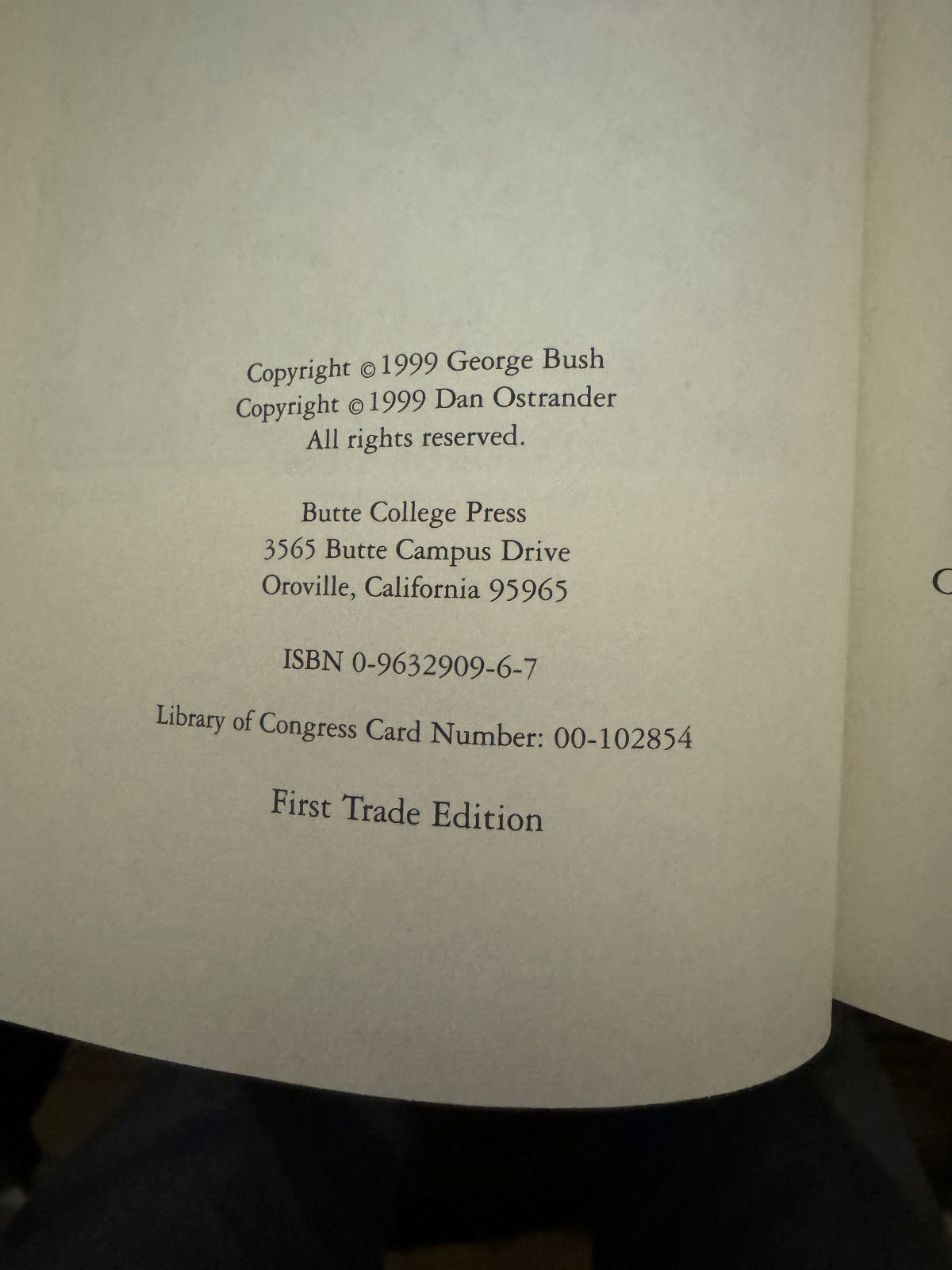 „Read My Lips: No New Taxes“ Daniel Ostrander Hardback Book George Bush 1st Ed
