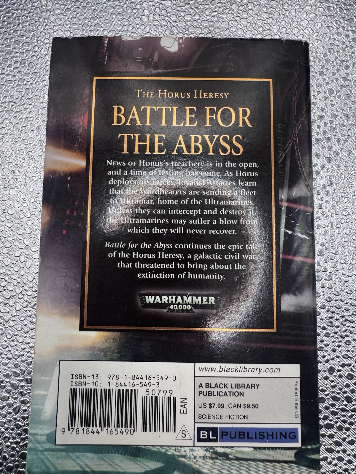 Warhammer 40K Horus Heresy: Battle for the Abyss – Ben Counter PB Black Library