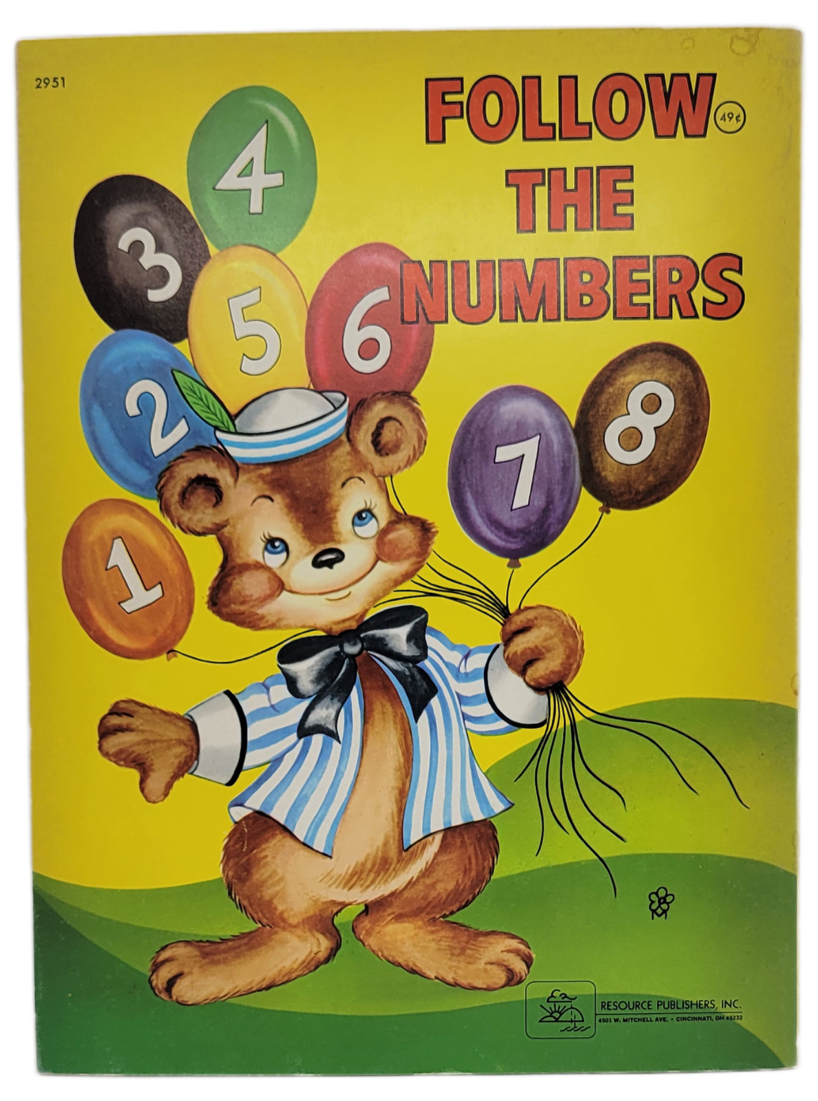 Vintage Resource Publishers Follow The Numbers Coloring Book