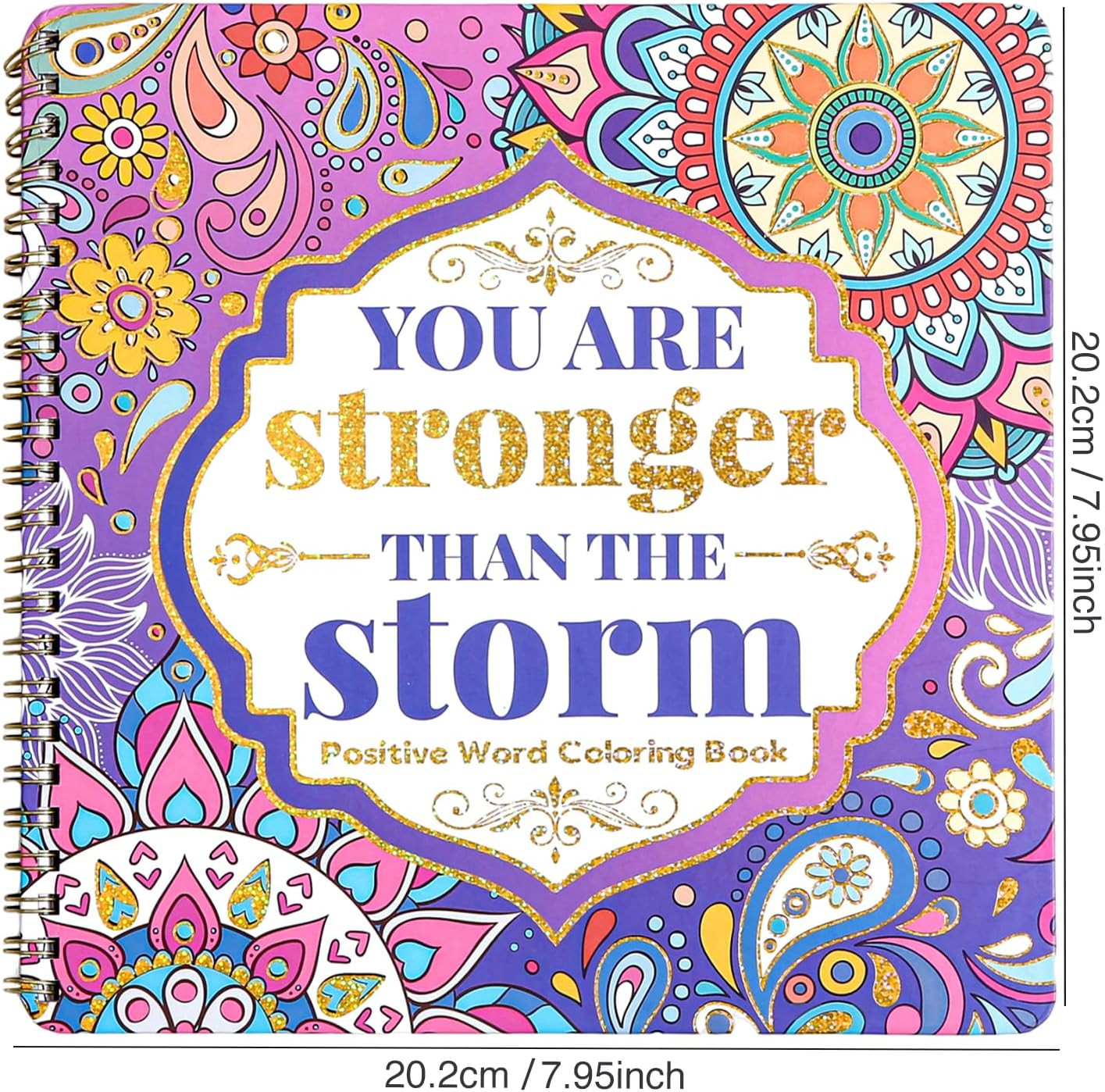 Women’s Coloring Book 30 Pages Inspirational Quotes Coloring Books for Adults to