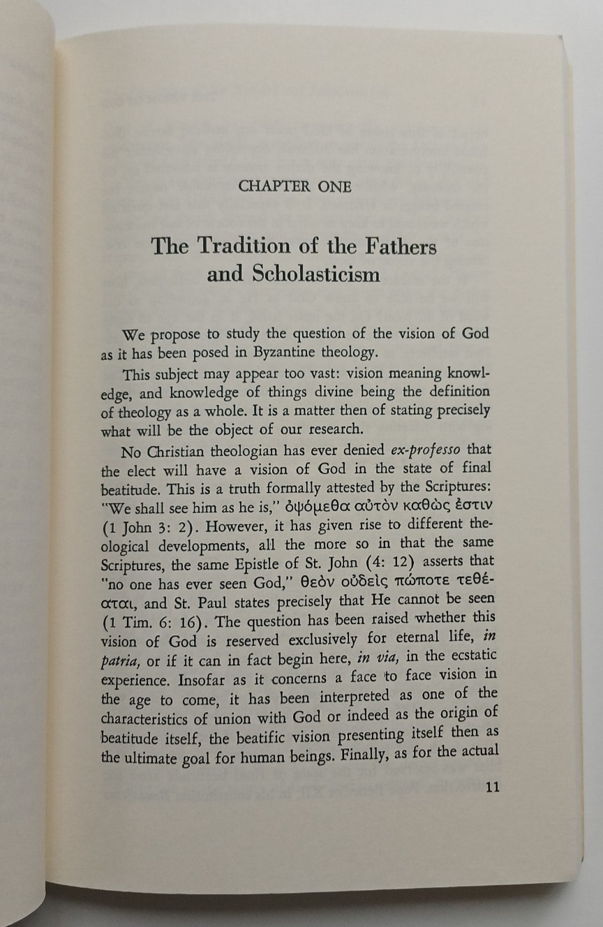 The Vision of God by Vladimir Lossky (St. Vladimir’s Siminary, 1983) PB