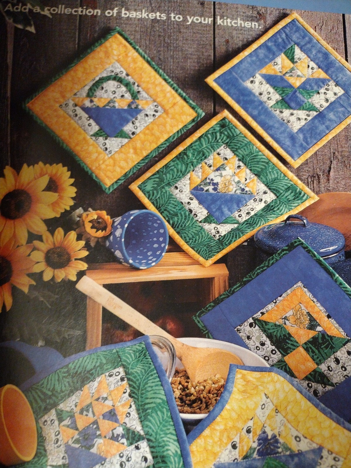 2292 100 Quick-to-Quilt Pot Holders by Jeanne Stauffer (2004, Trade Paperback)