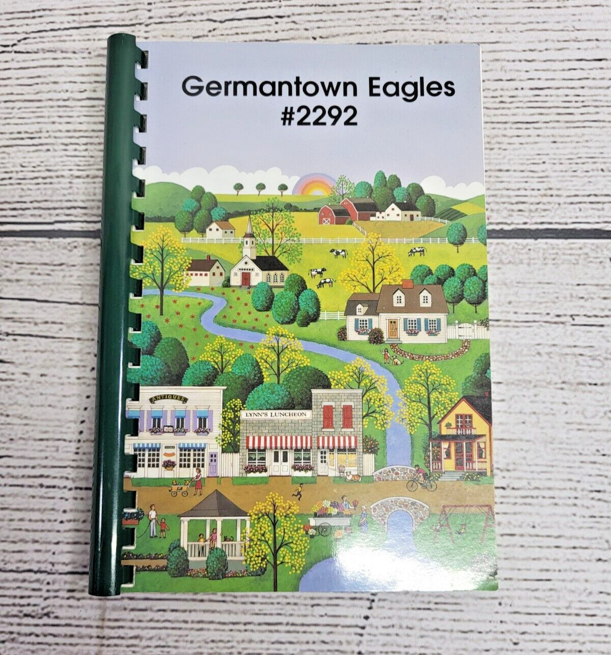 Vintage 1998 Cookbook Germantown Ohio Eagles #2292 Small Town Recipes
