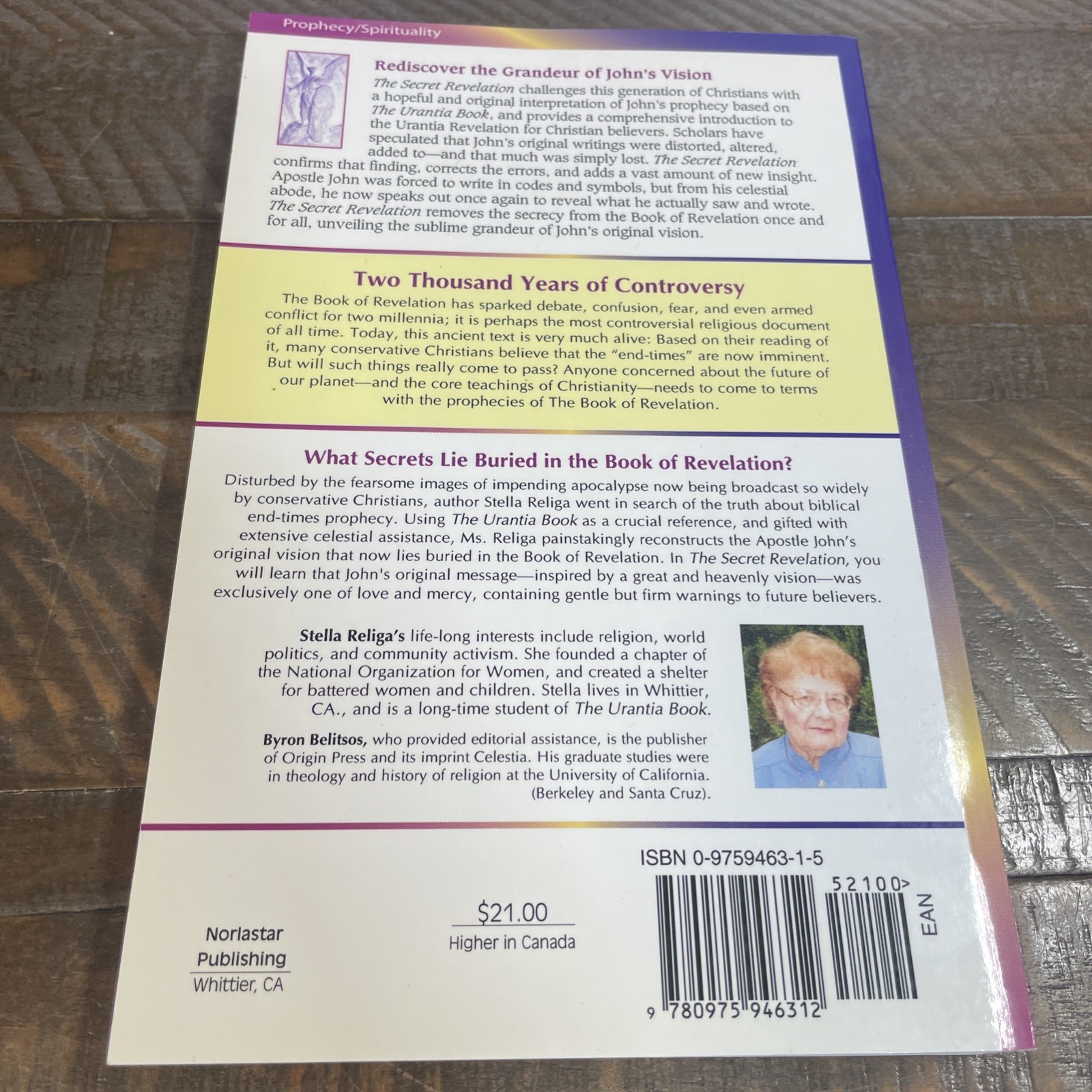 The Secret Revelation : Unveiling the Mystery of the Book of Revelation