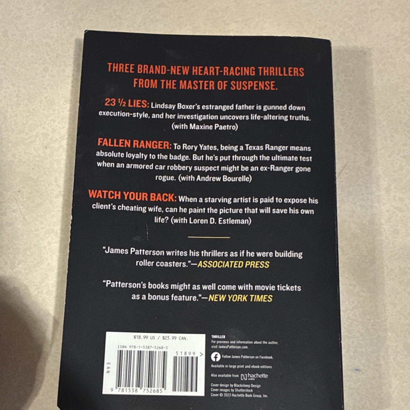 23 1/2 Lies by James Patterson (2023, Trade Paperback)