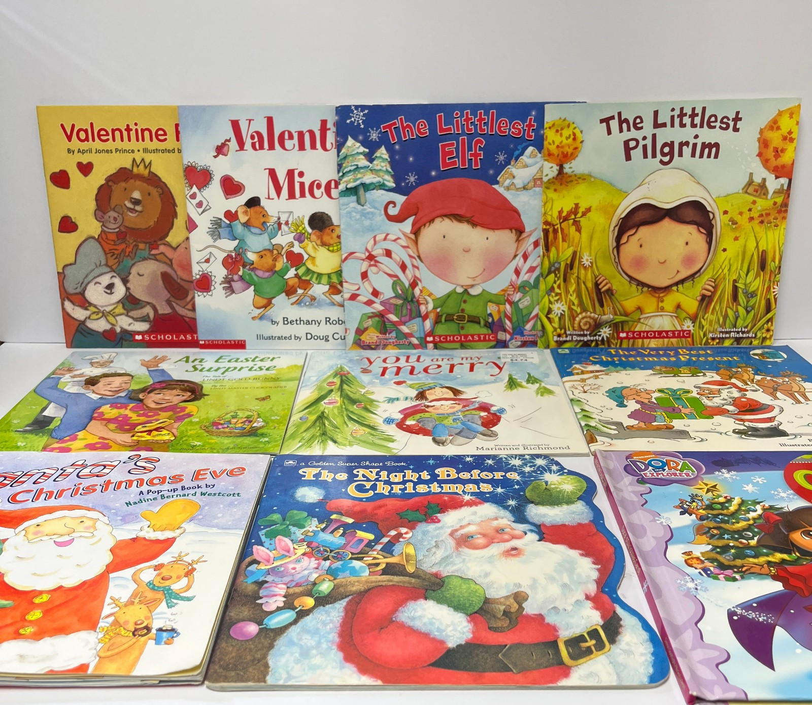 10 Childrens Story Time Picture Books Christmas Thanksgiving Valentine Easter